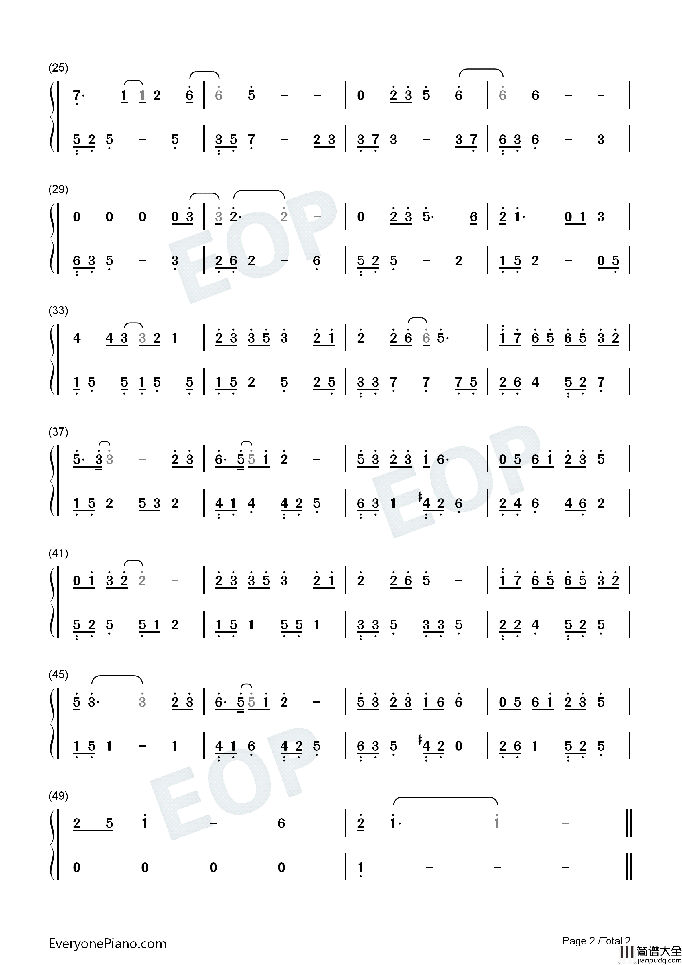 雪落下的声音钢琴简谱_陆虎_周深演唱