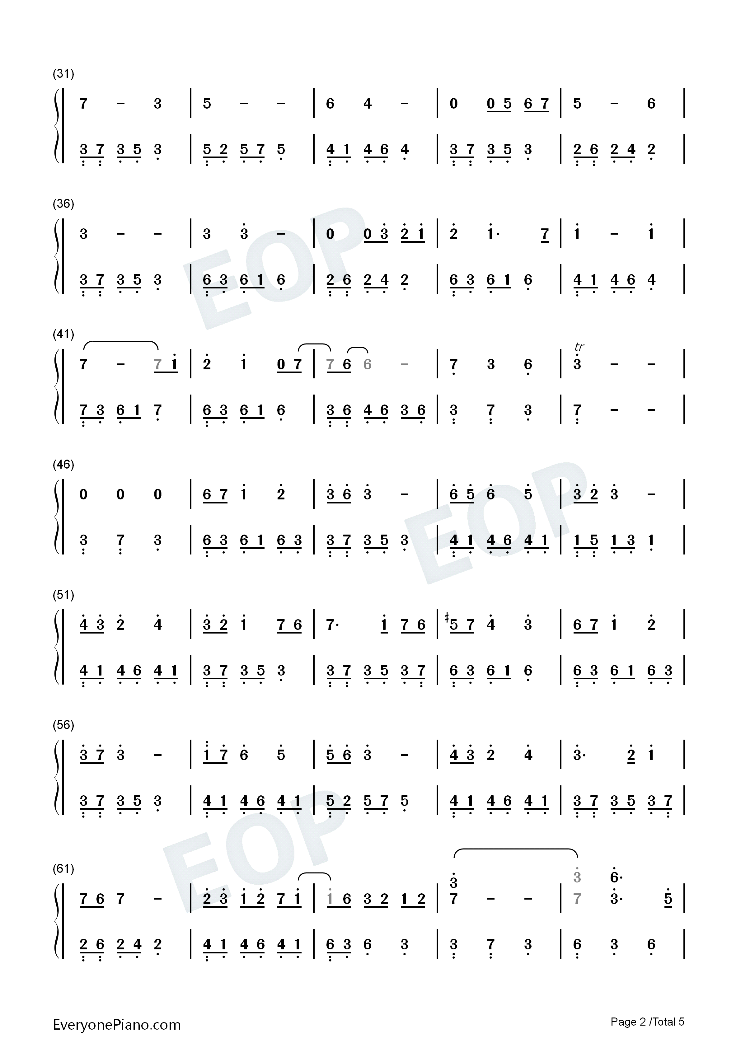 桃夭钢琴简谱_双笙演唱