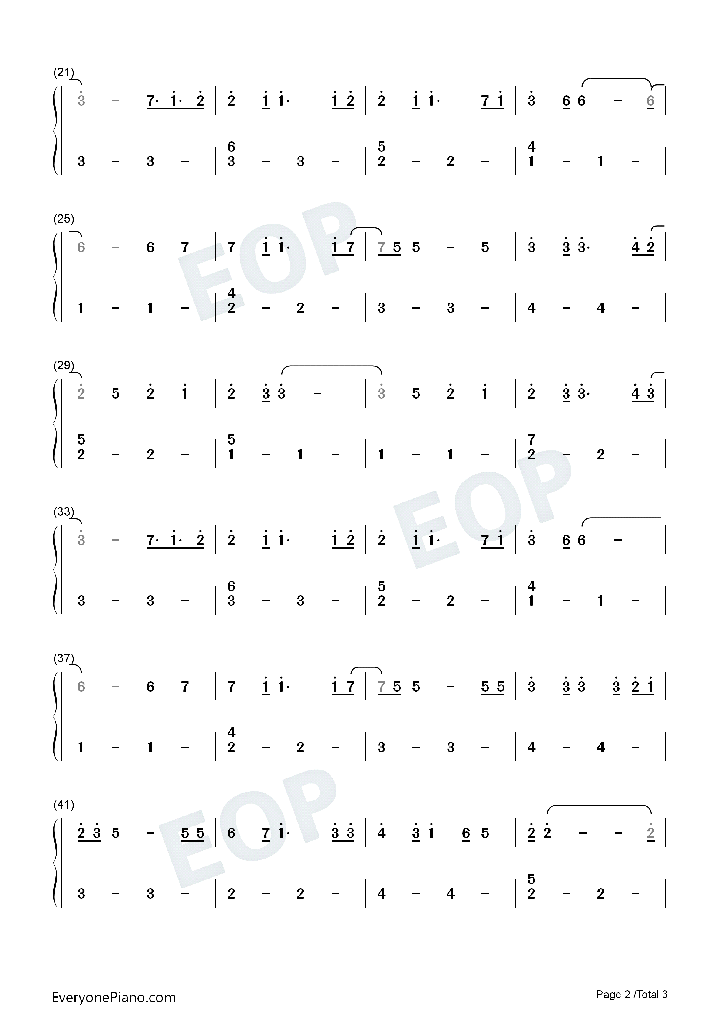 希望之花钢琴简谱_千菅春香演唱