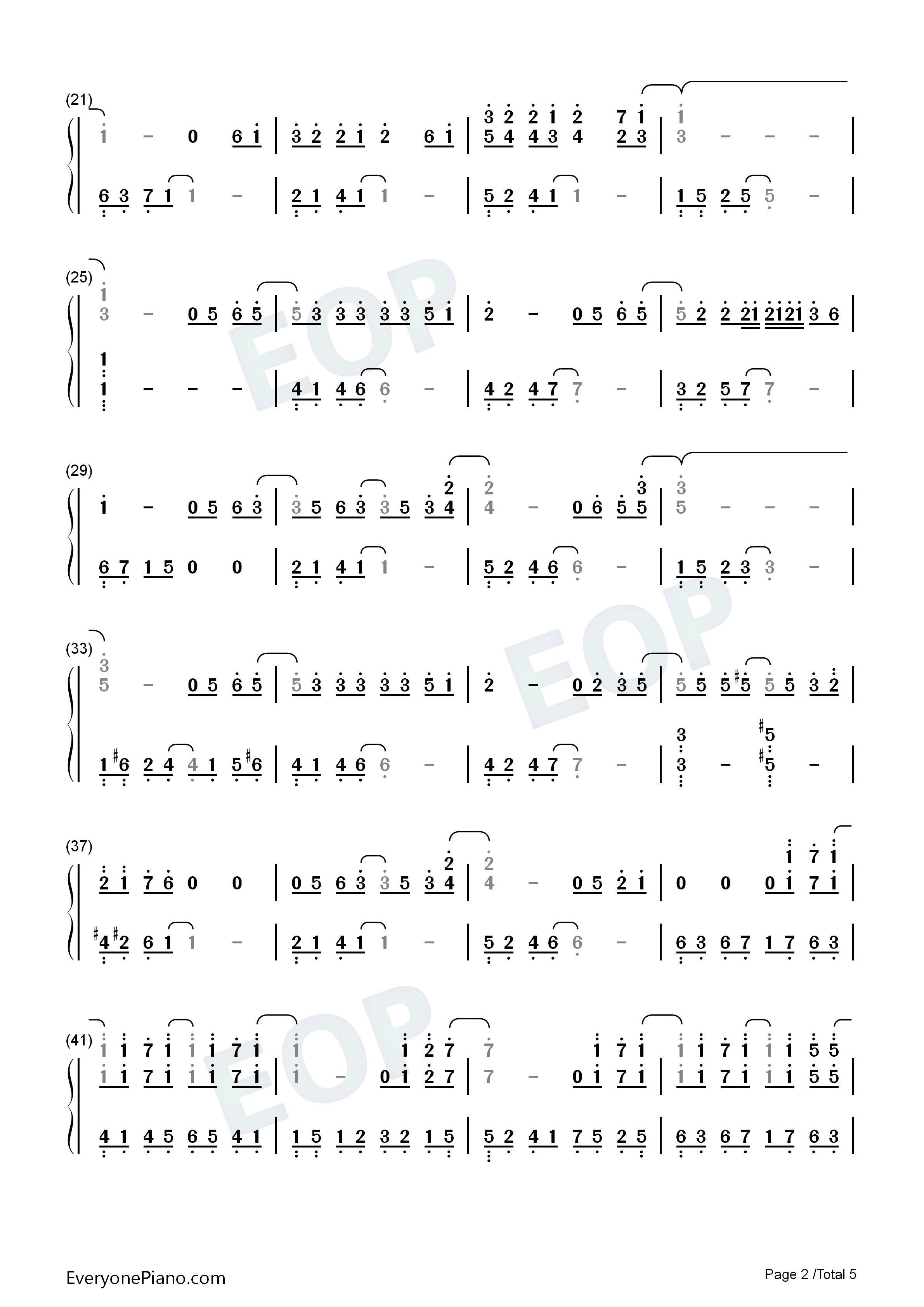 爱存在钢琴简谱_魏奇奇演唱