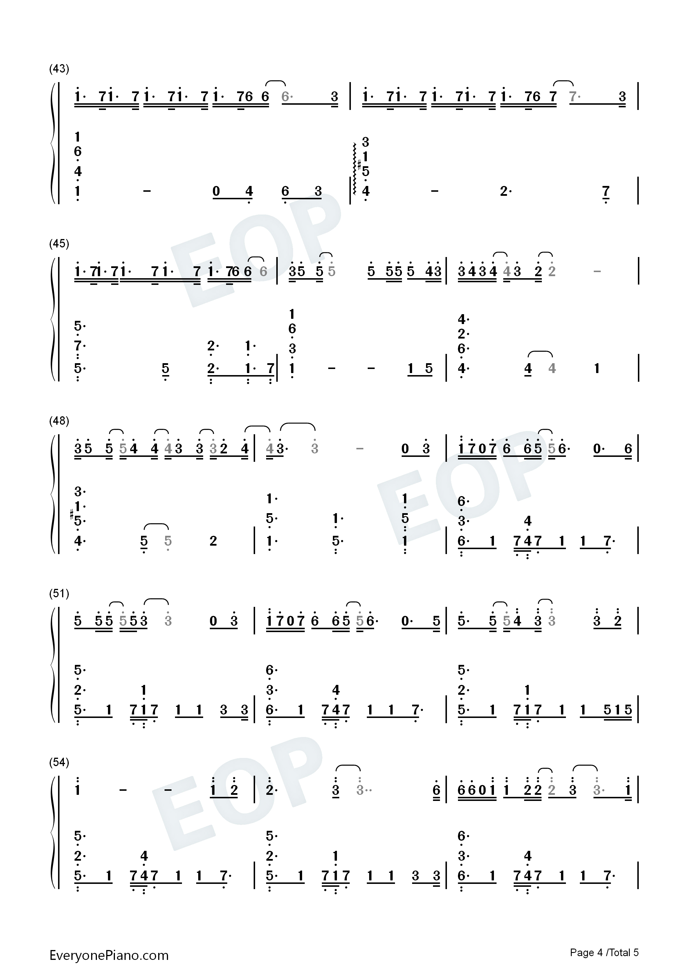 You_Are_Cold钢琴简谱_Heize演唱