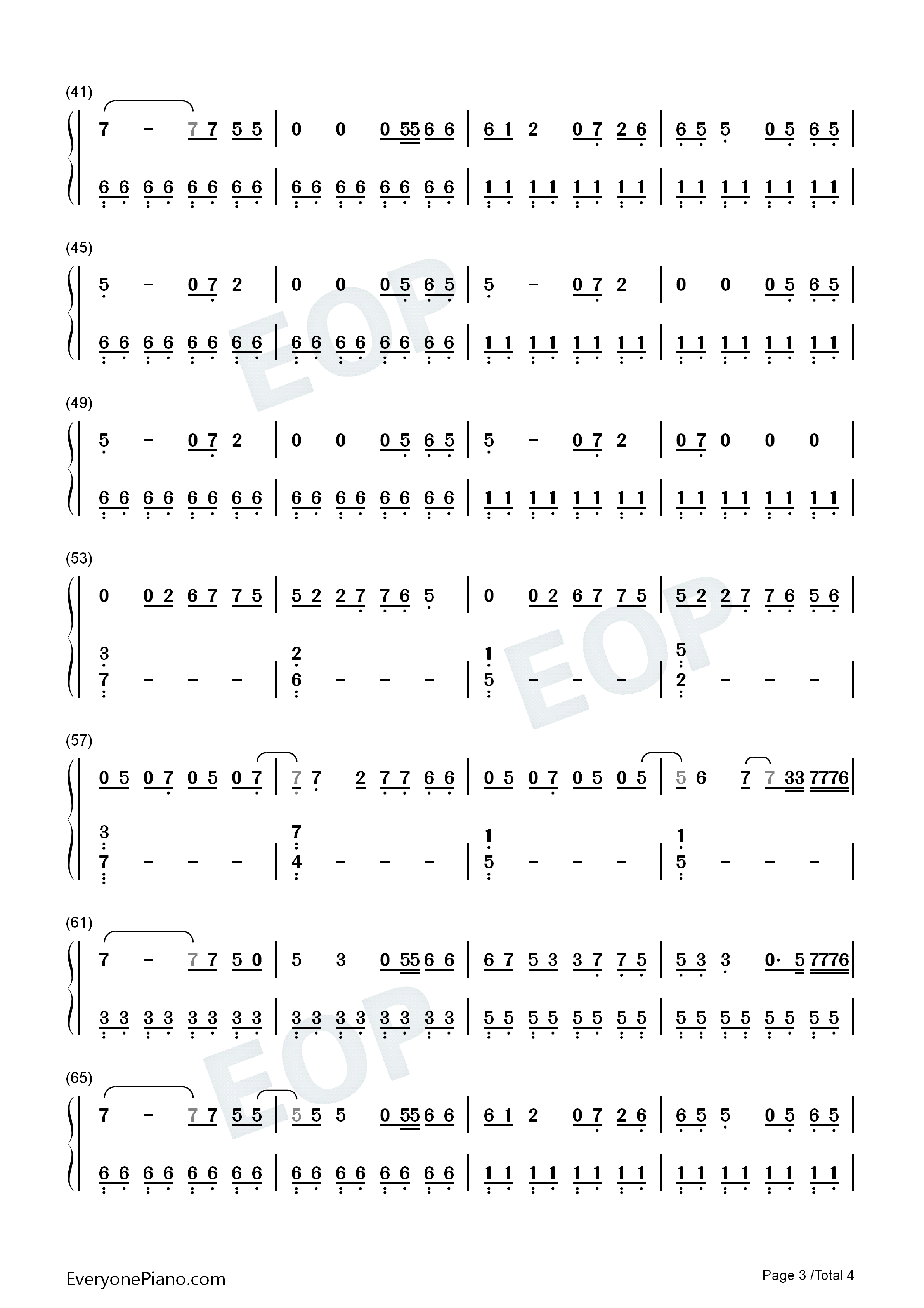 On_Mine钢琴简谱_Diplo_Noah_Cyrus演唱