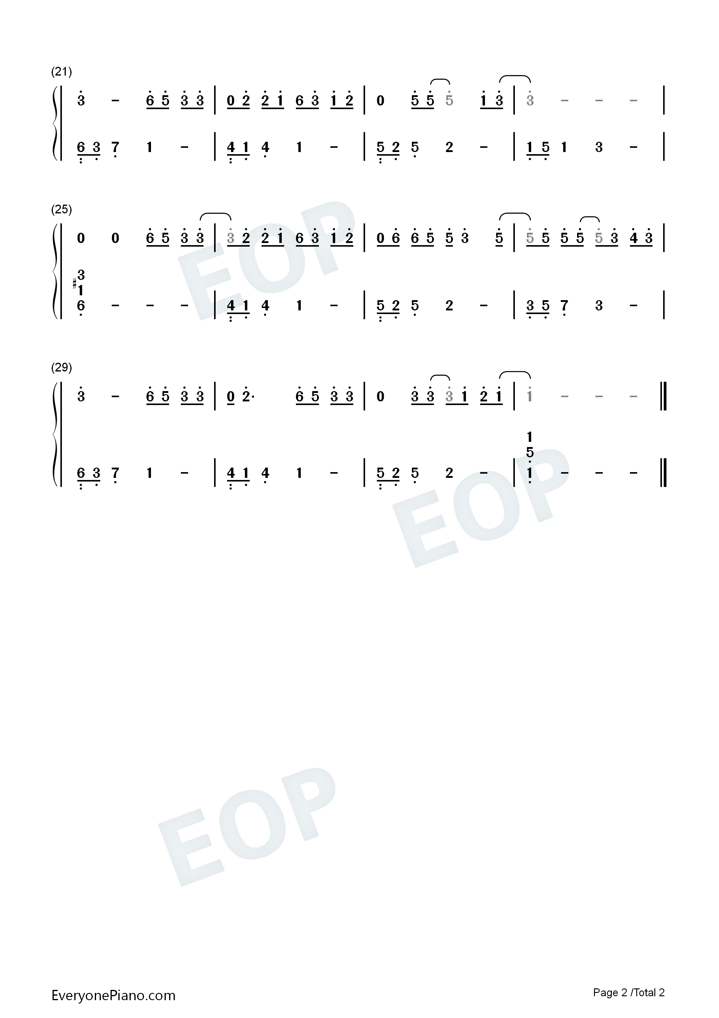 第三人称钢琴简谱_Hush!_戚薇演唱