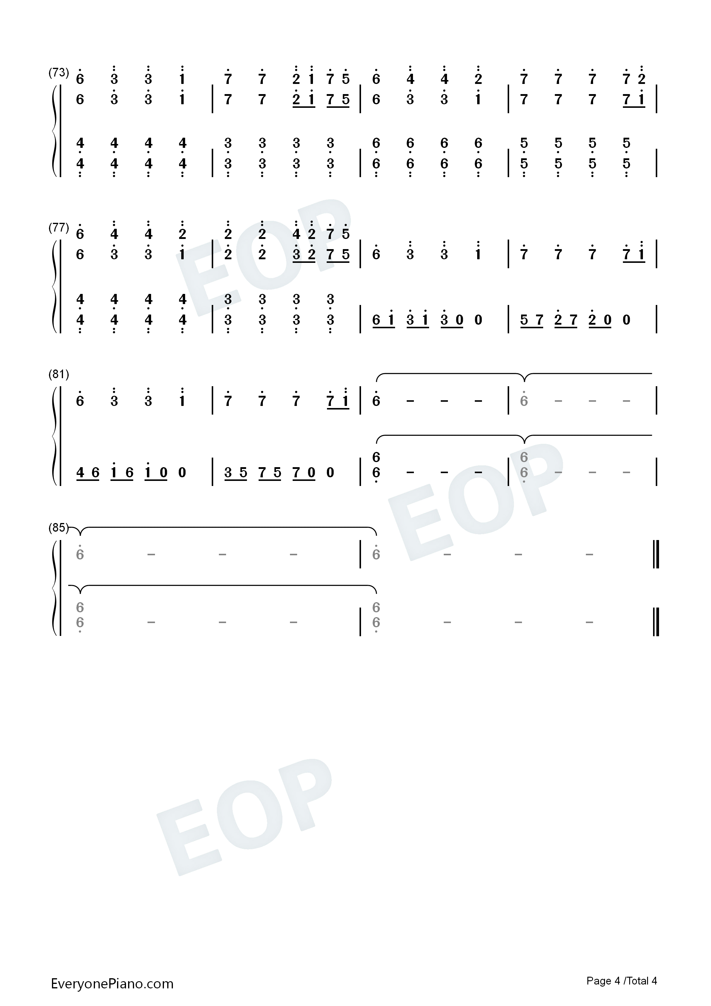 In_The_End钢琴简谱_Tommee_Profitt_Fleurie_Jung_Youth演唱