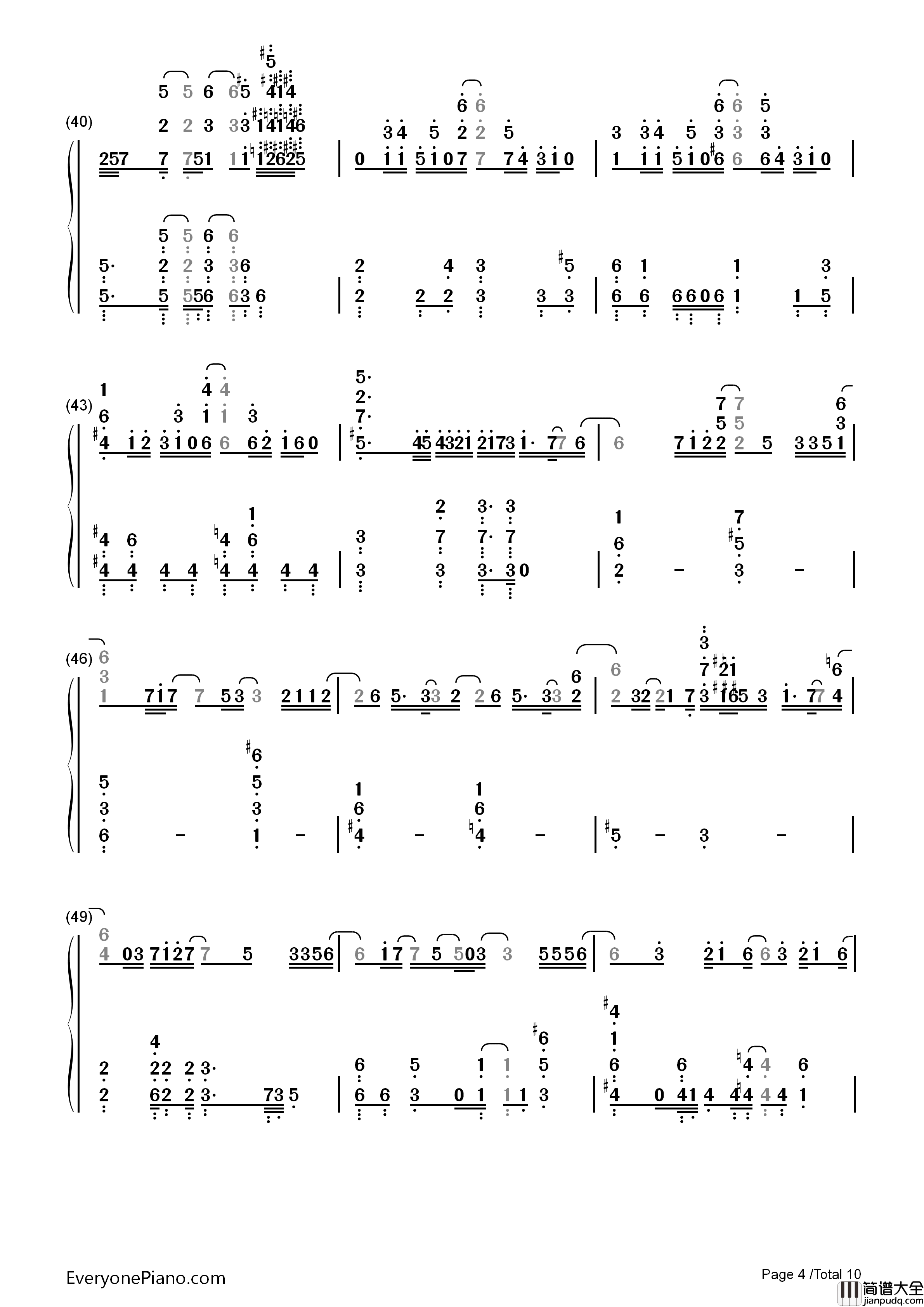 感電钢琴简谱_米津玄师演唱