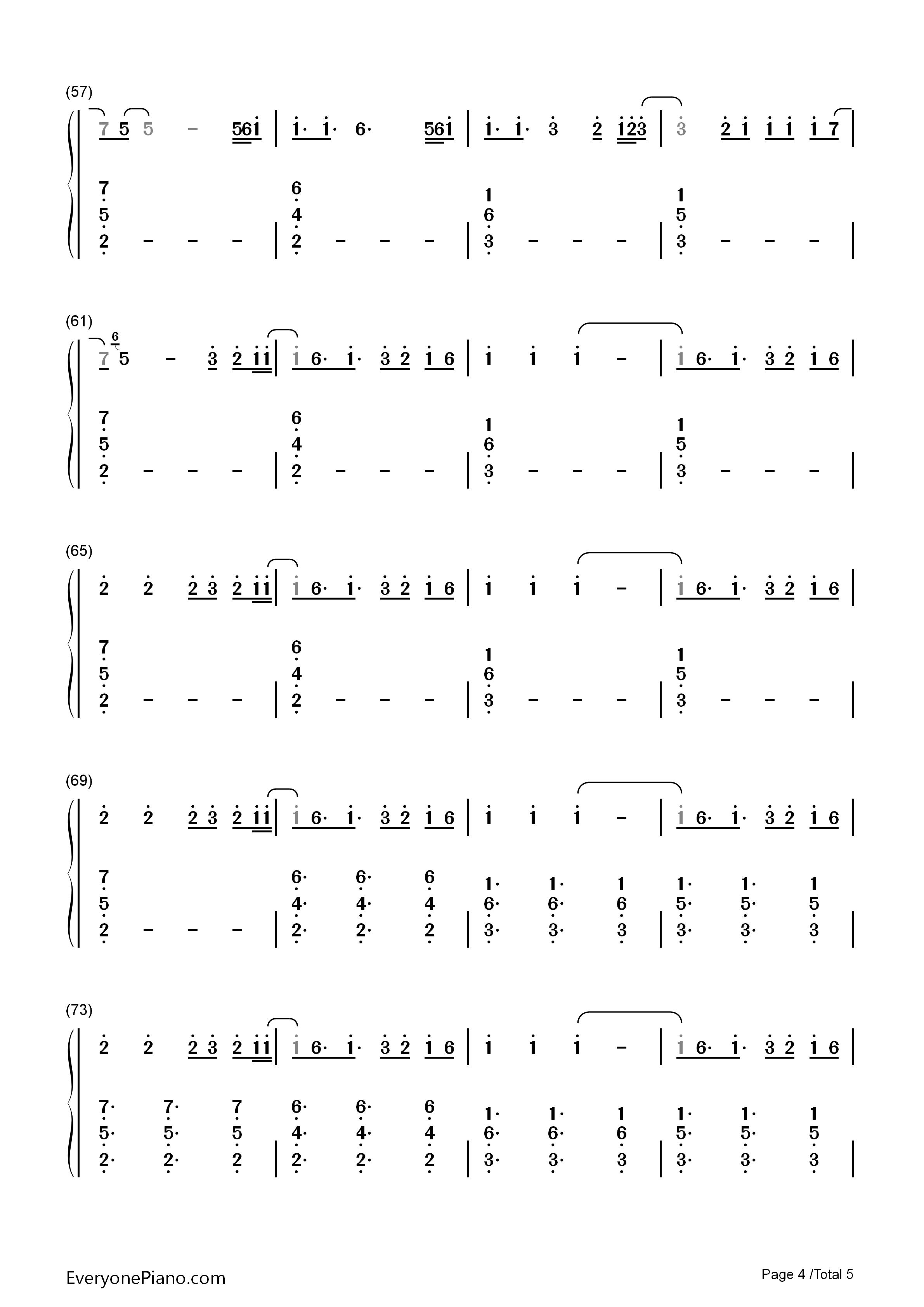 The_Truth钢琴简谱_Kygo_Valerie_Broussard演唱