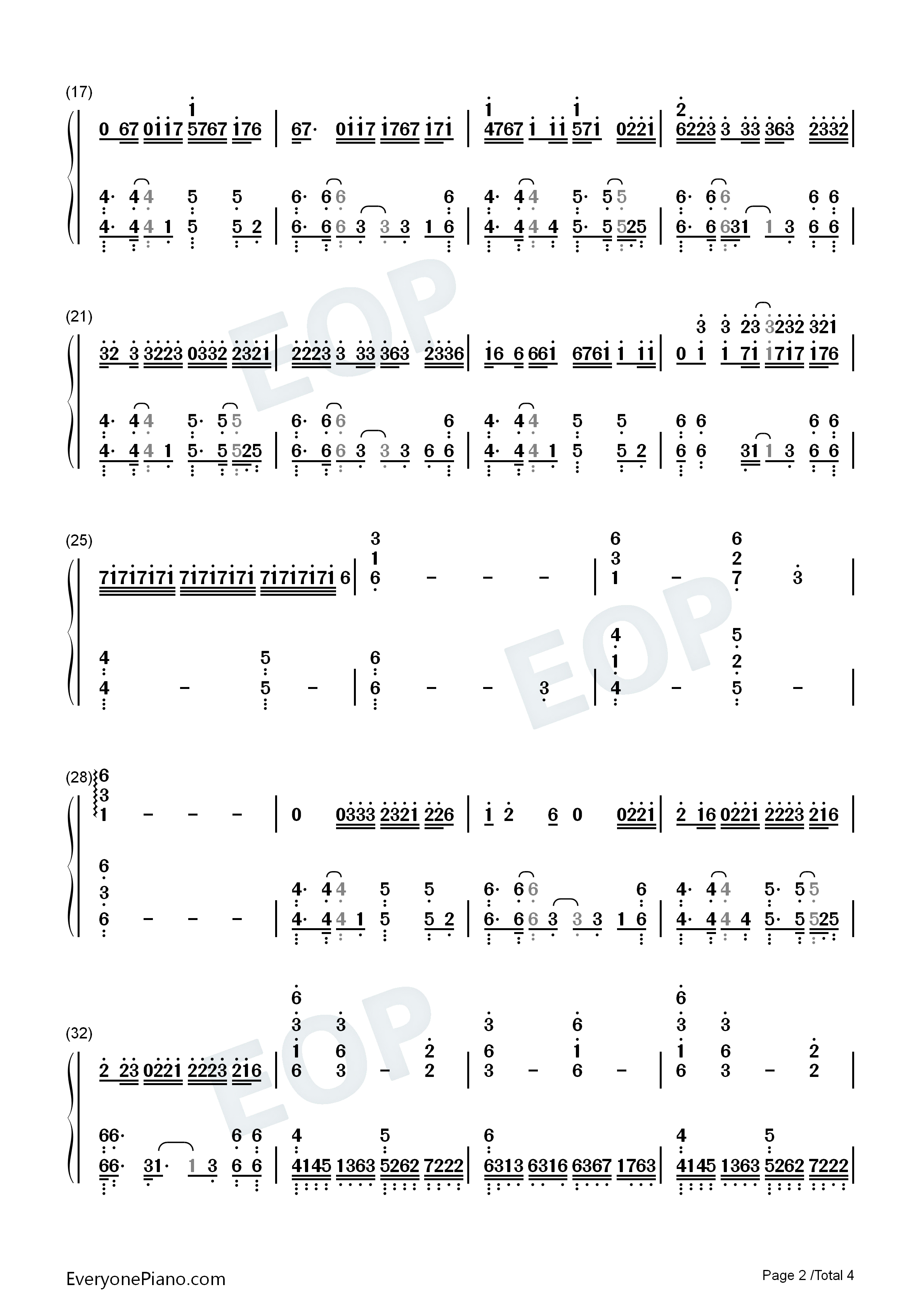 囍钢琴简谱_葛东琪演唱