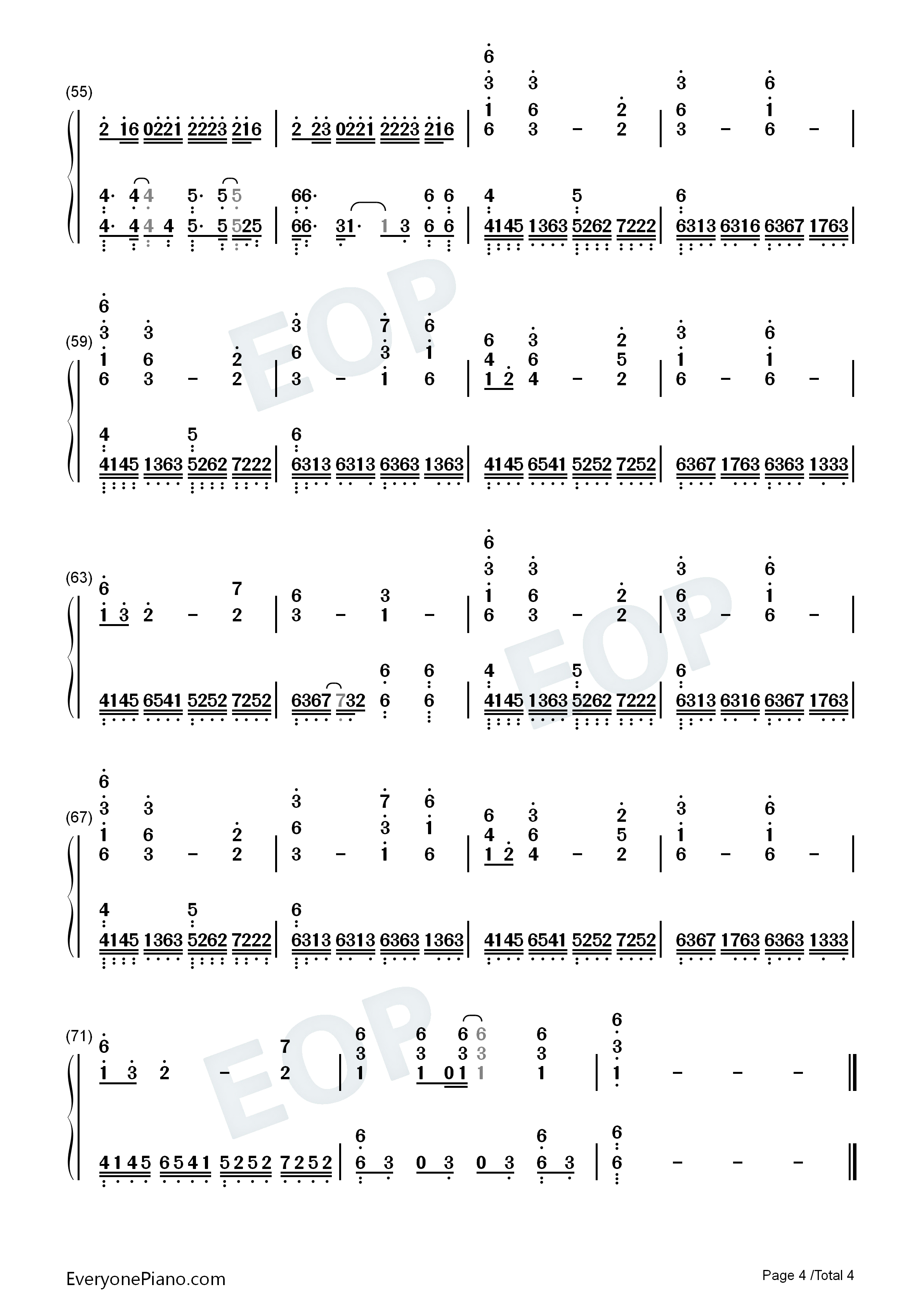 囍钢琴简谱_葛东琪演唱