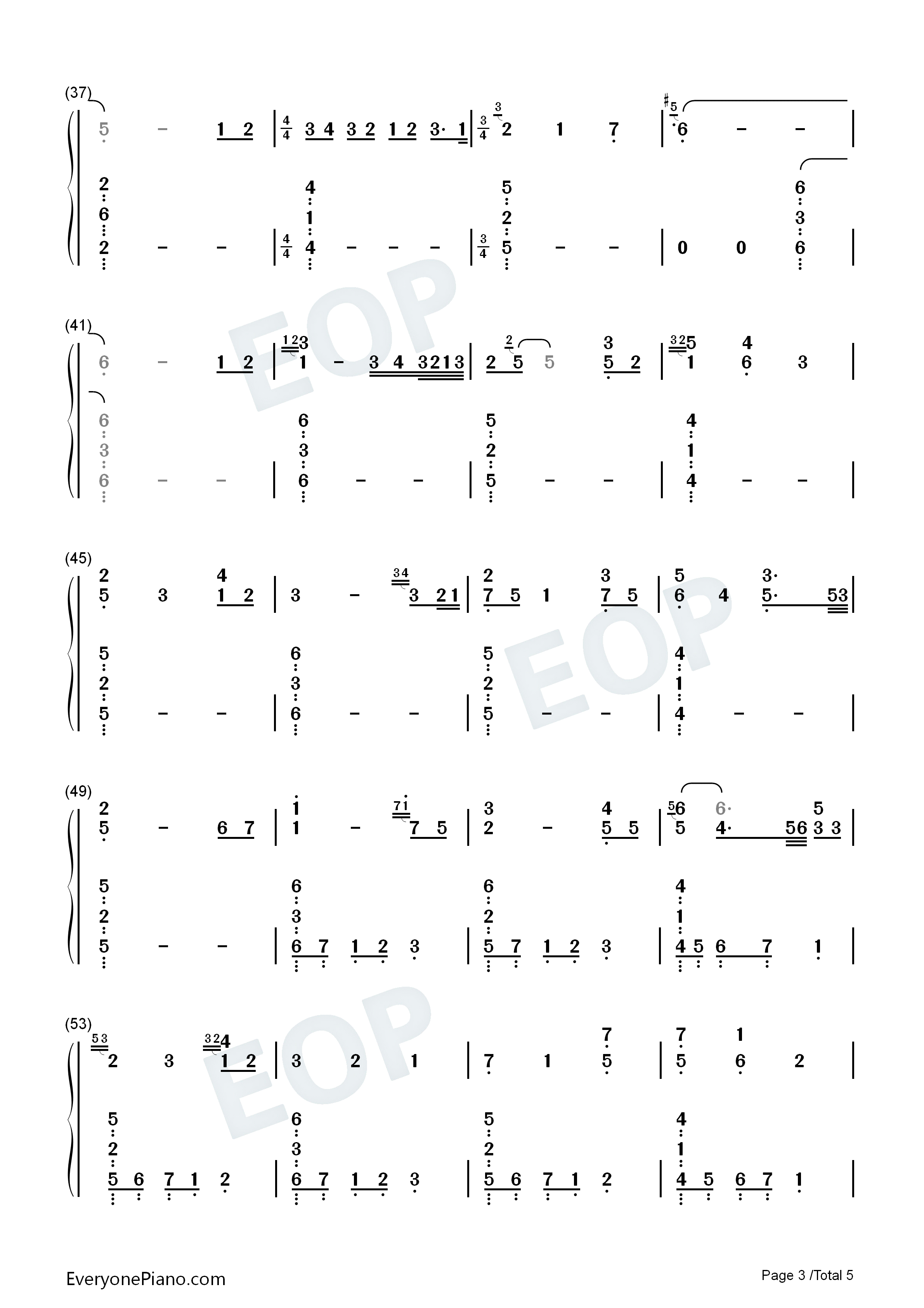 Hymn_to_the_Sea钢琴简谱_James_Horner演唱