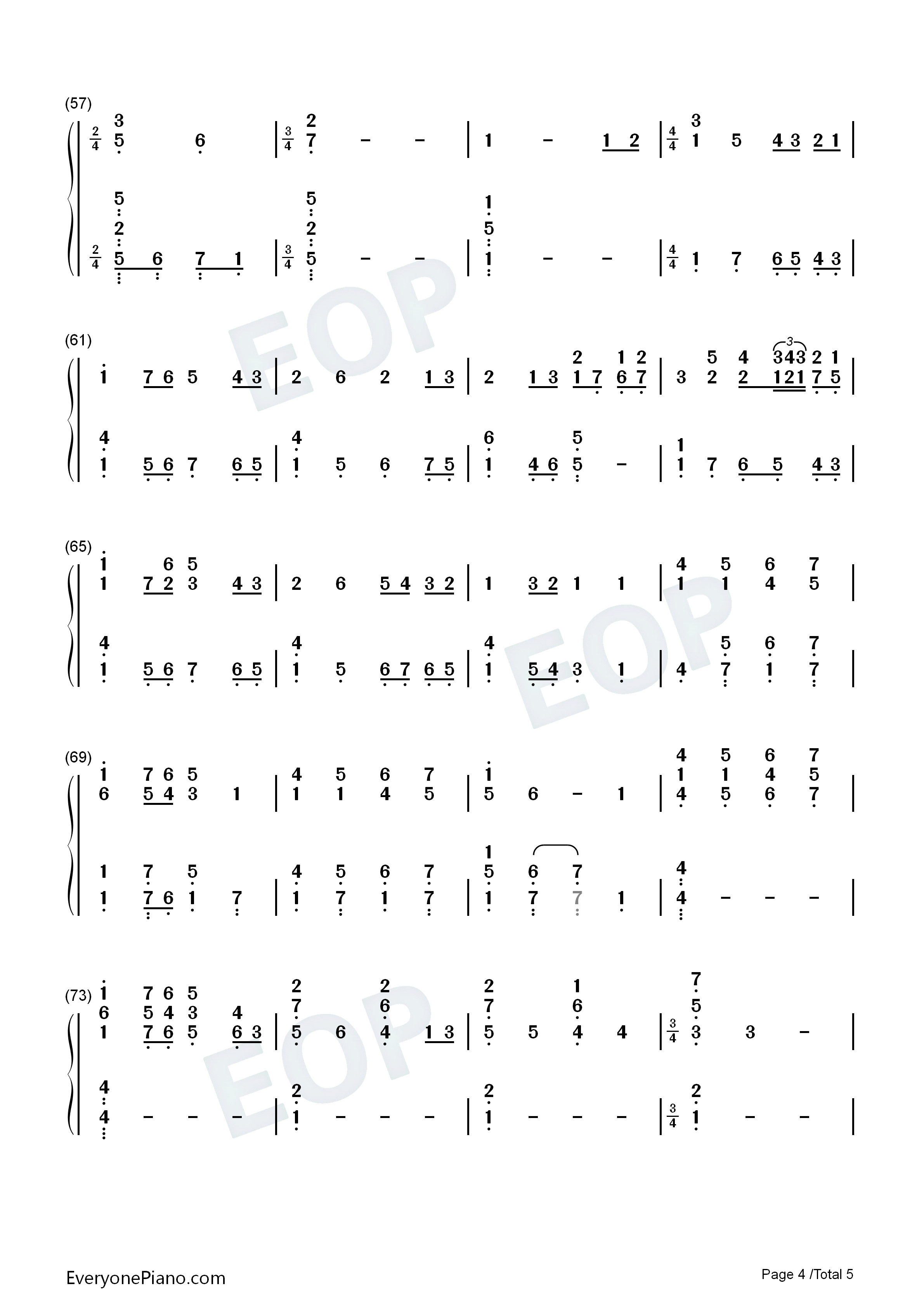 Hymn_to_the_Sea钢琴简谱_James_Horner演唱