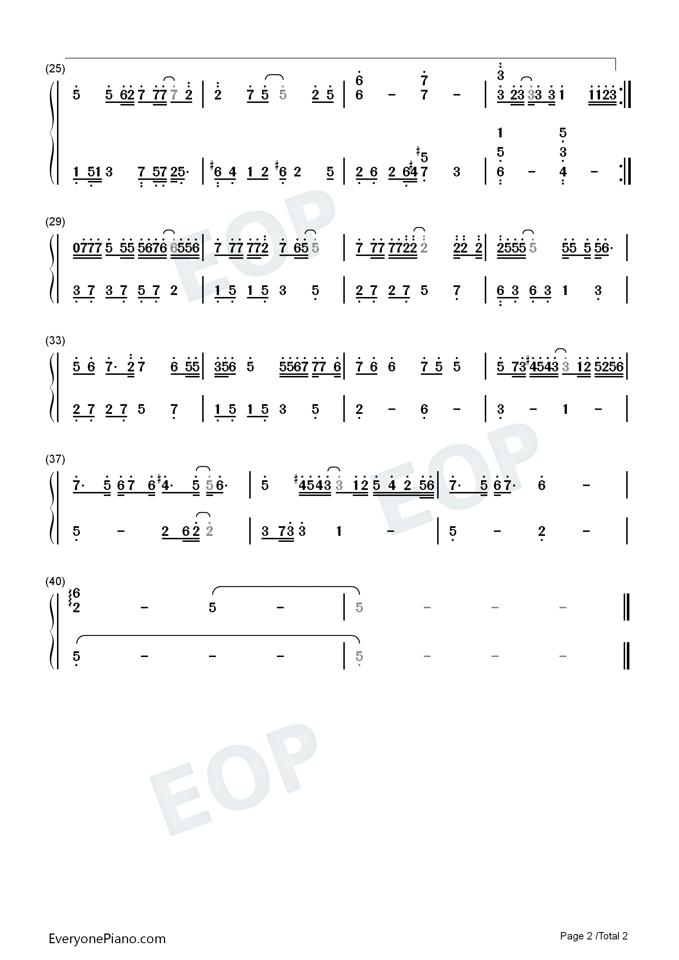 收敛钢琴简谱_不够演唱