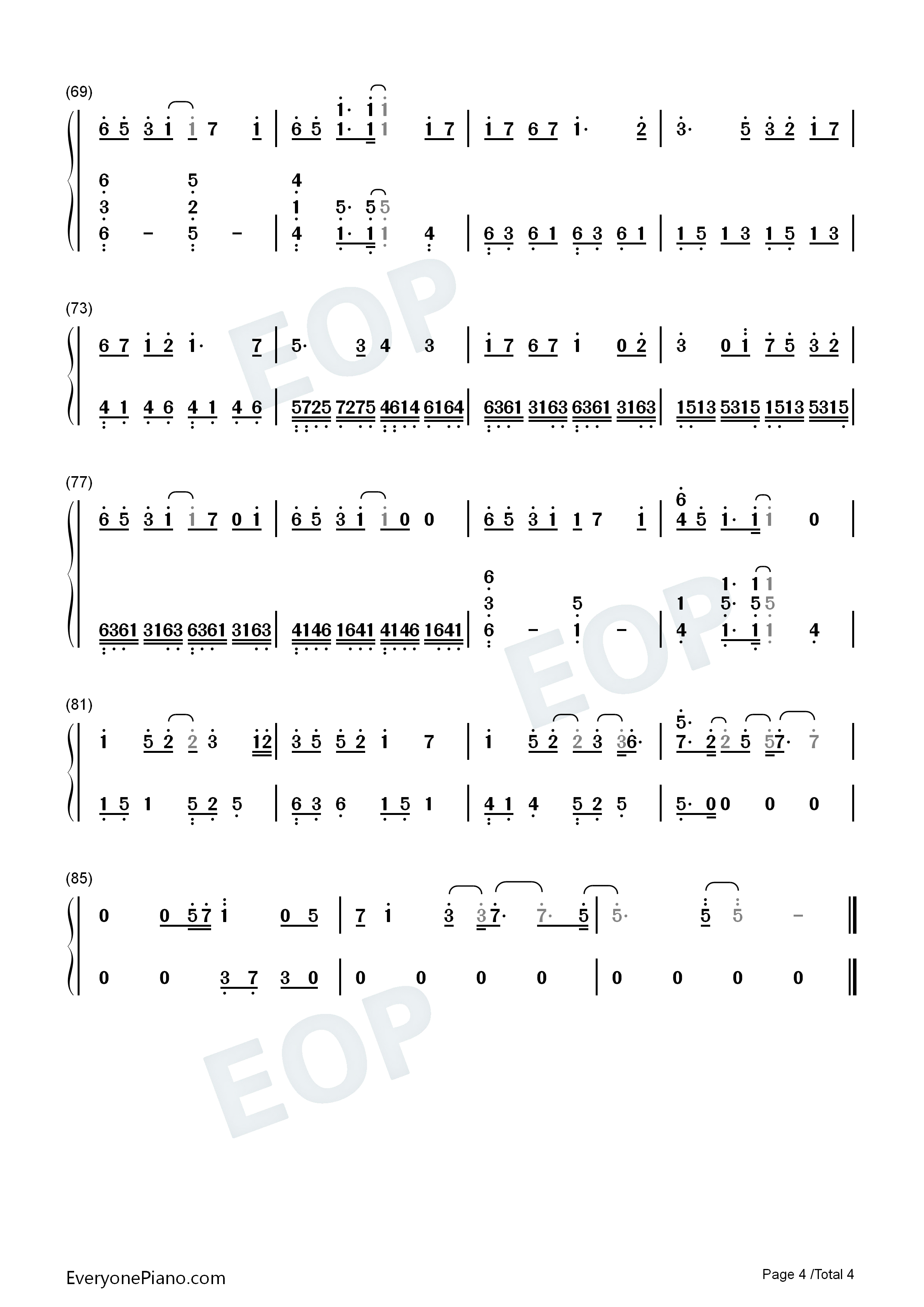 一封孤岛的信钢琴简谱_洛天依_著小生演唱