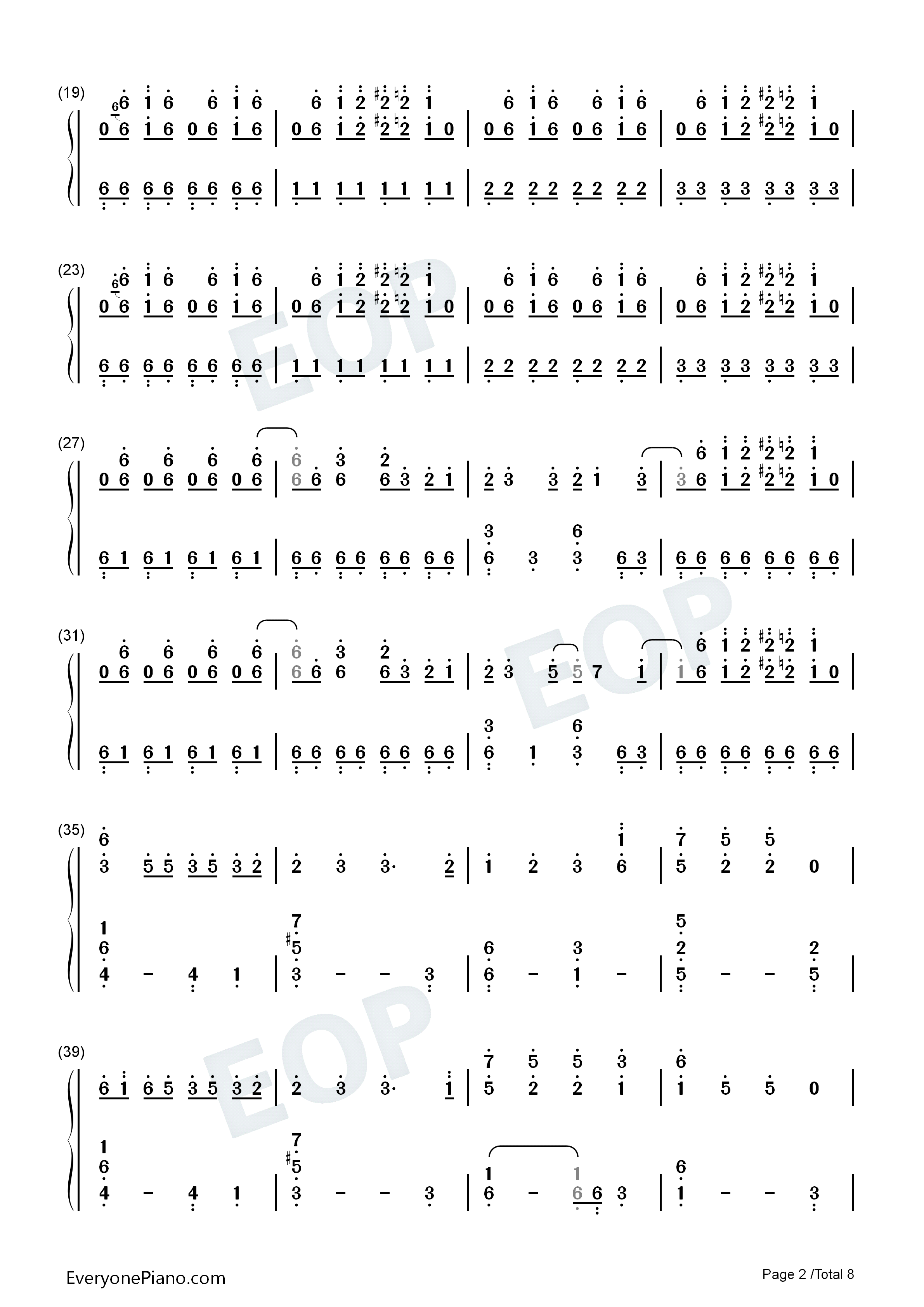 ダダダダ天使钢琴简谱_ナナヲアカリ演唱