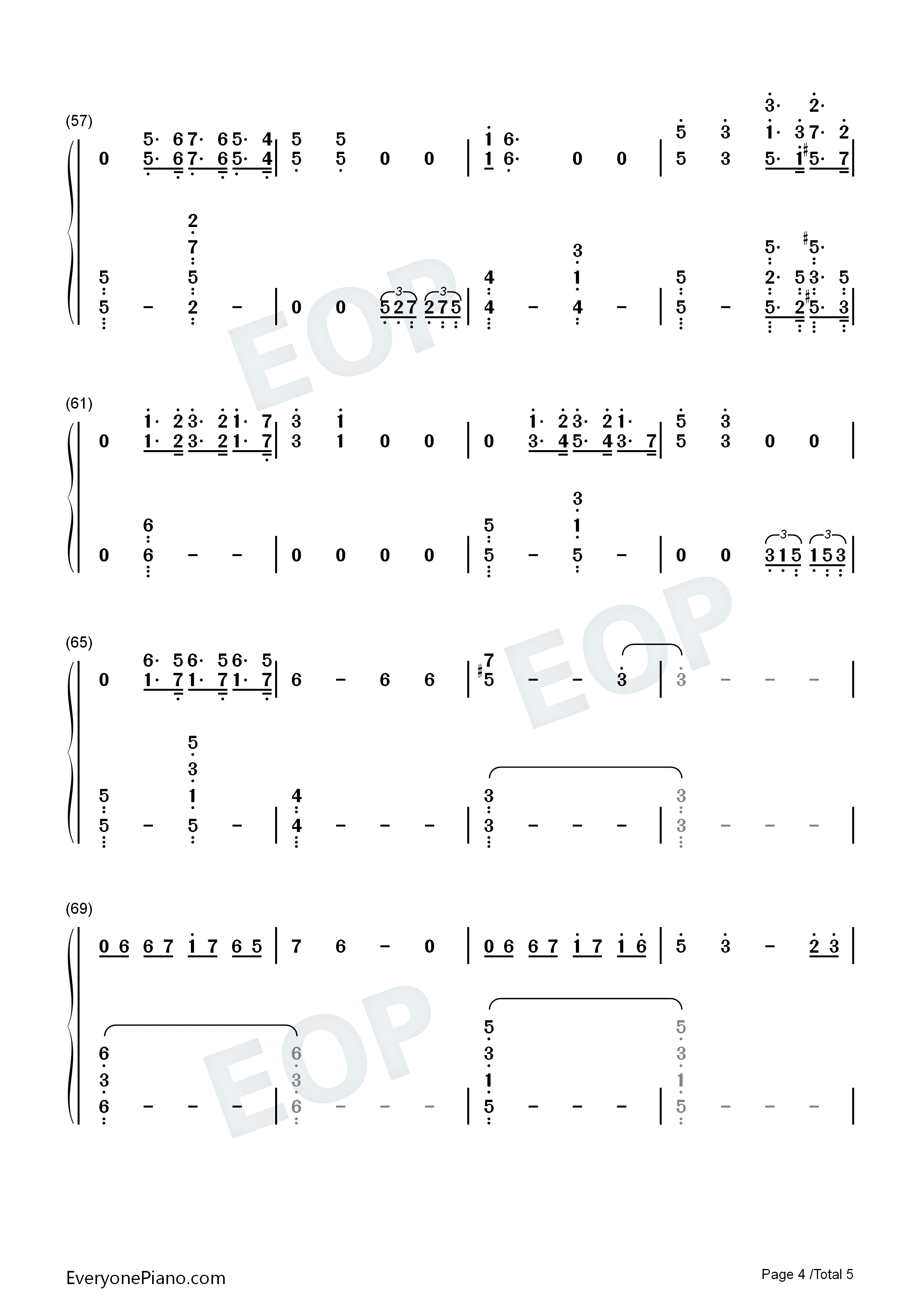 Spit_It_Out钢琴简谱_颂乐_Solar演唱