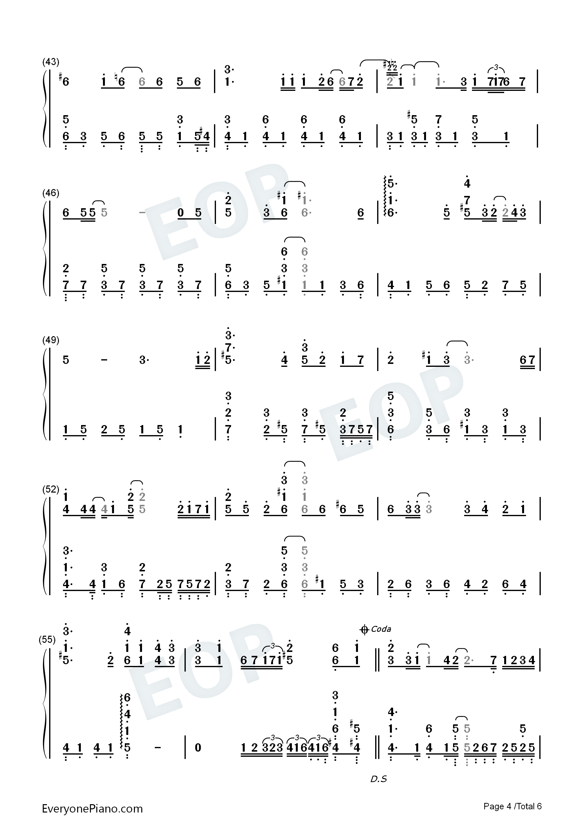 ナツノハナ钢琴简谱_JUJU演唱