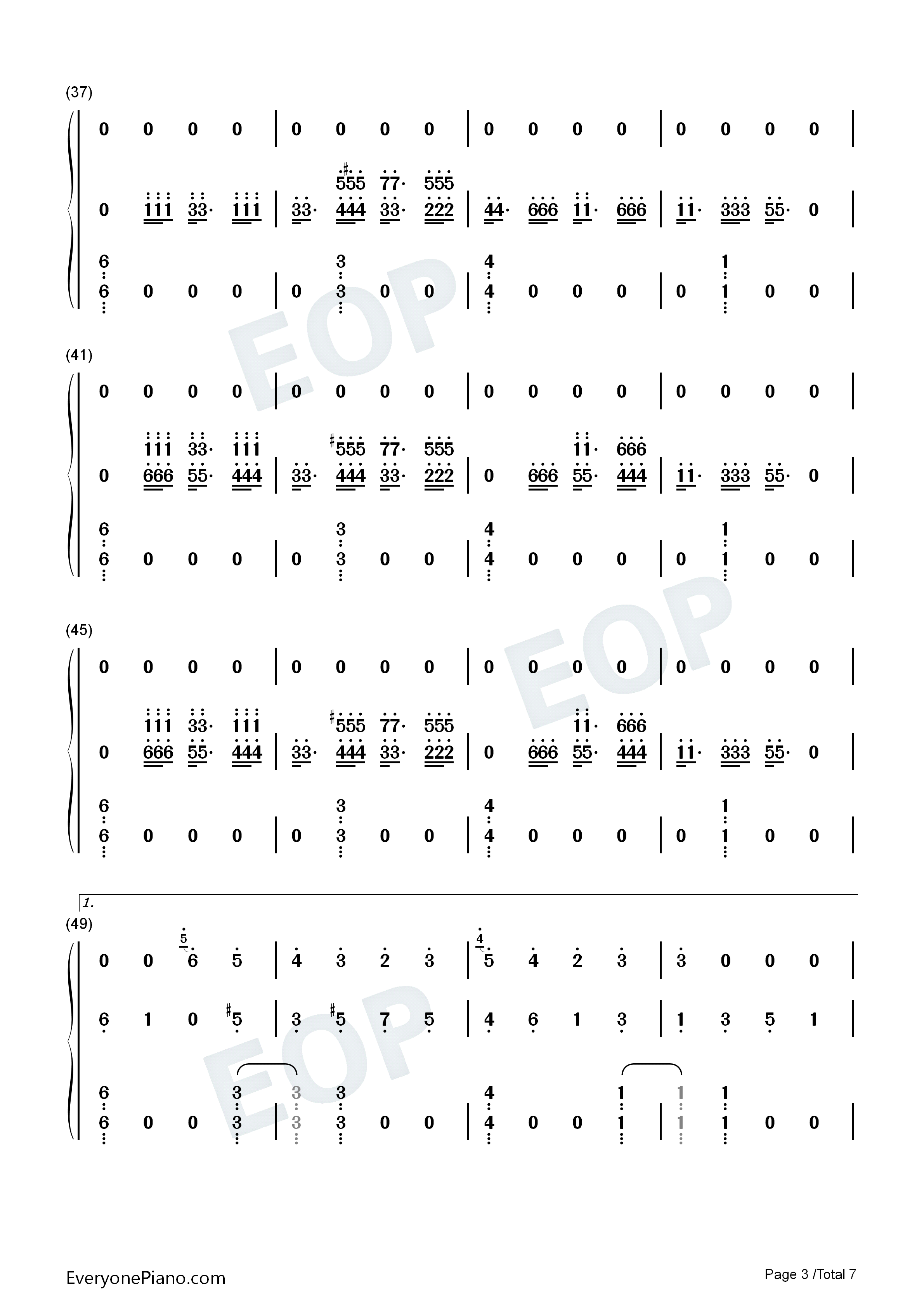 Cradles钢琴简谱_Sub_Urban演唱