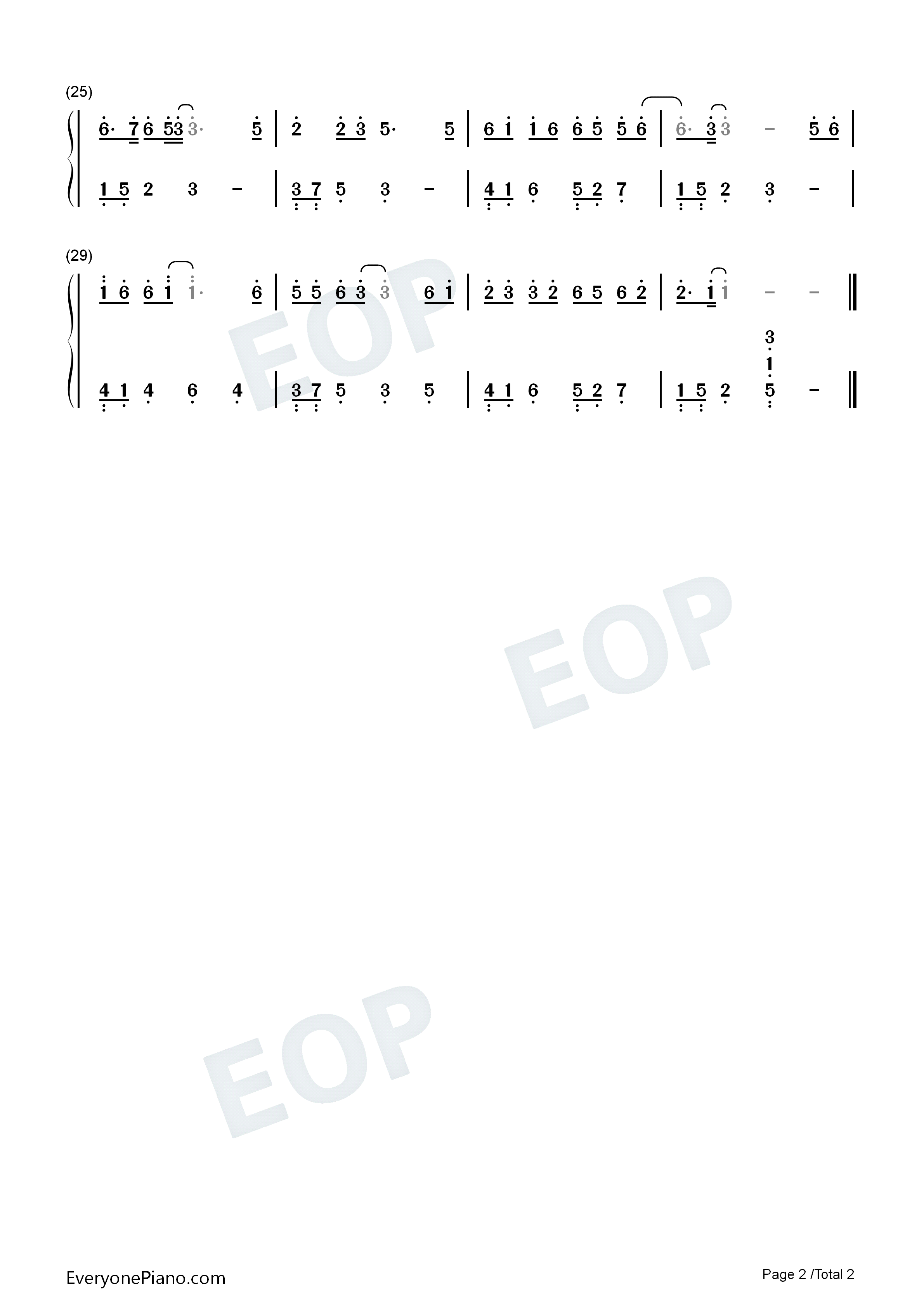 潇湘雨钢琴简谱_胡彦斌演唱