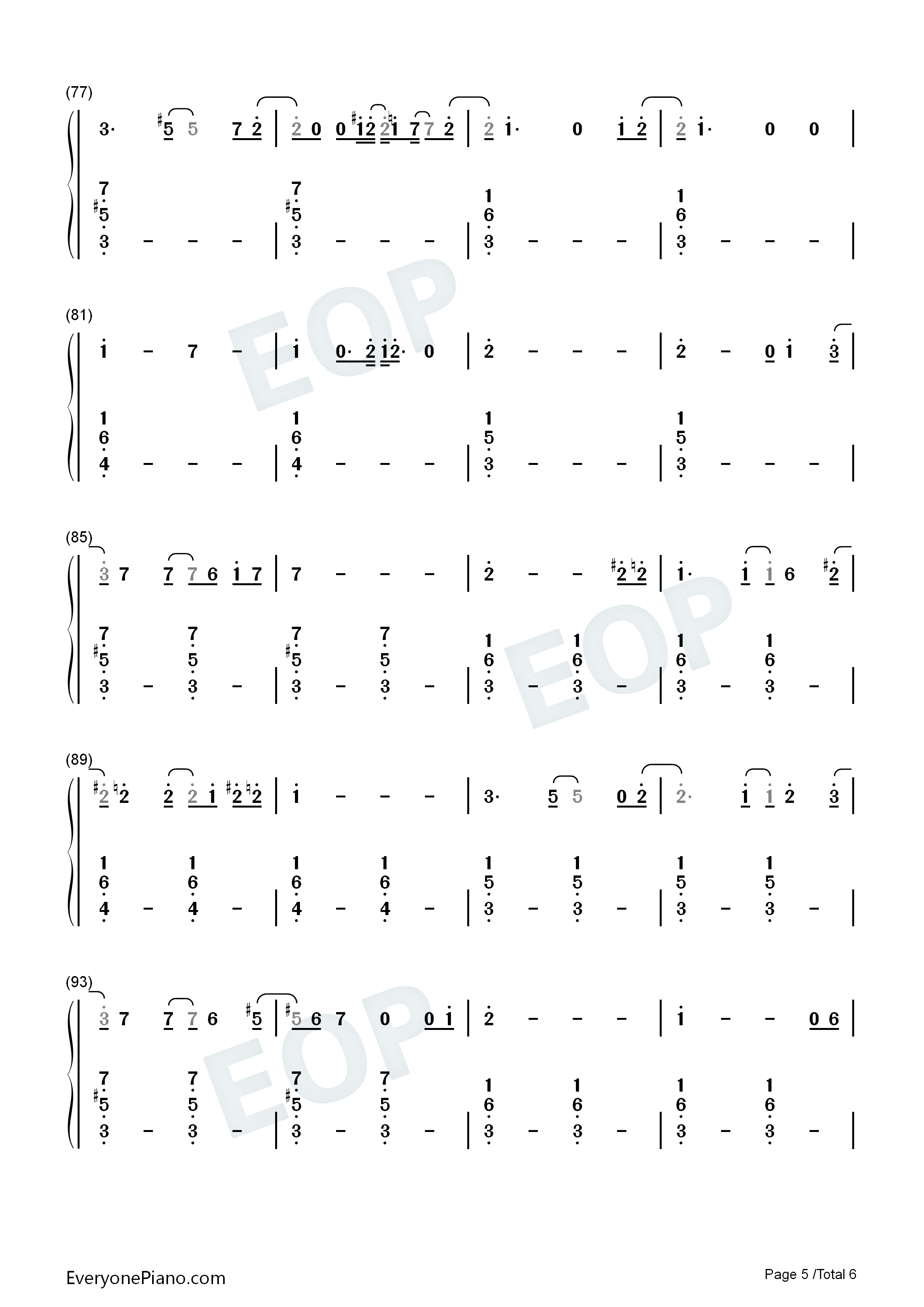 The_Game_Is_Over钢琴简谱_Evanescence演唱