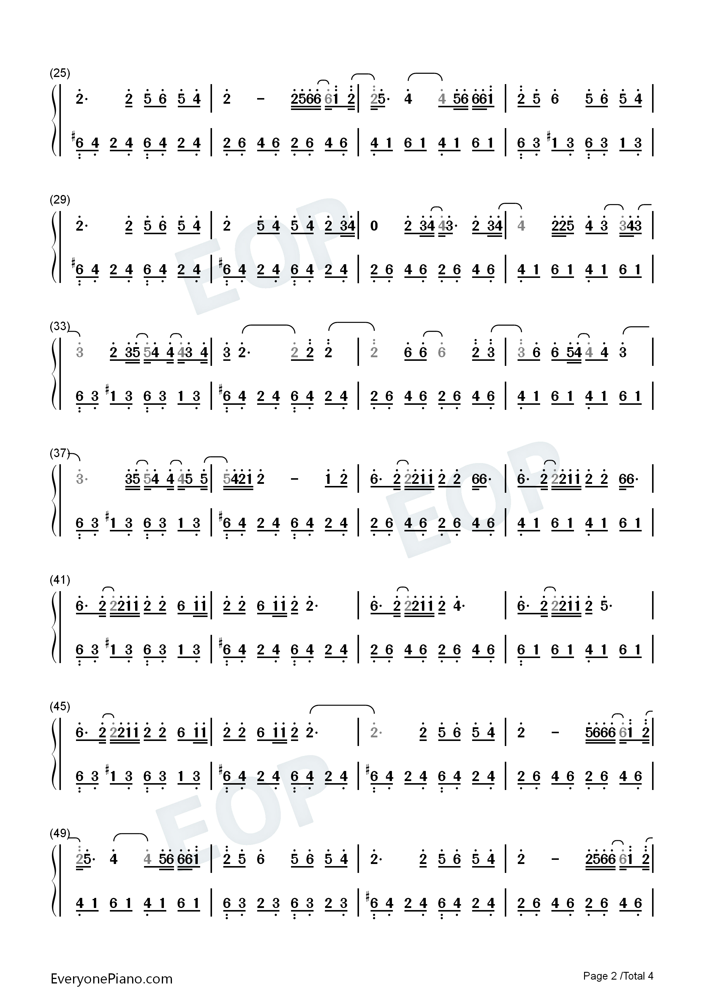 Diamonds钢琴简谱_Sam_Smith演唱