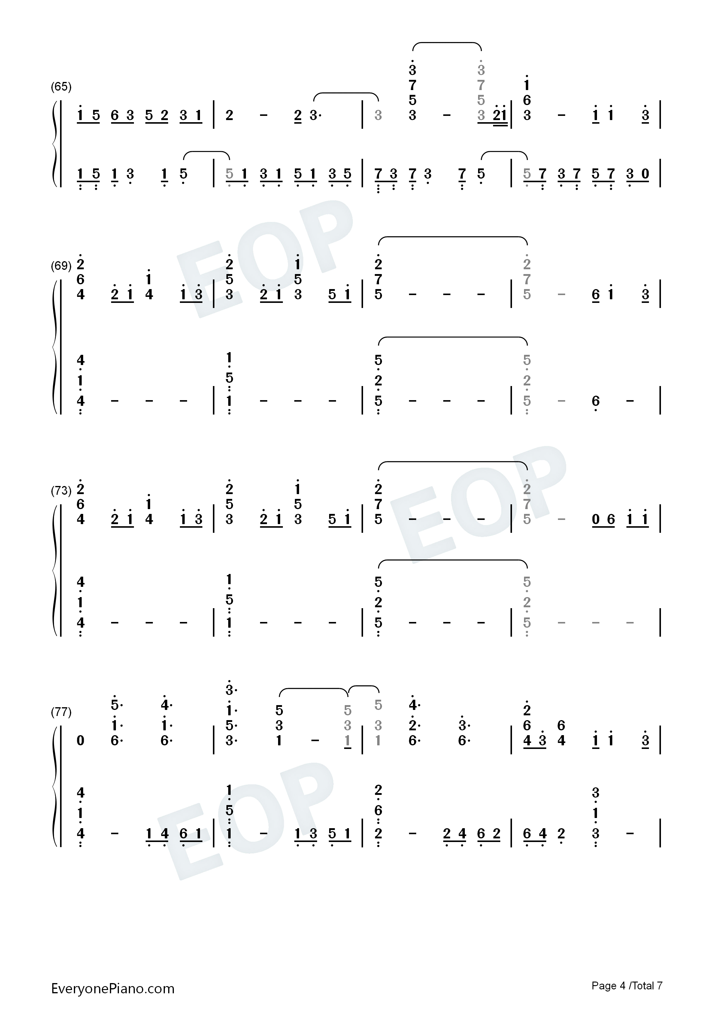 In_Your_Arms钢琴简谱_Illenium_X_Ambassadors演唱