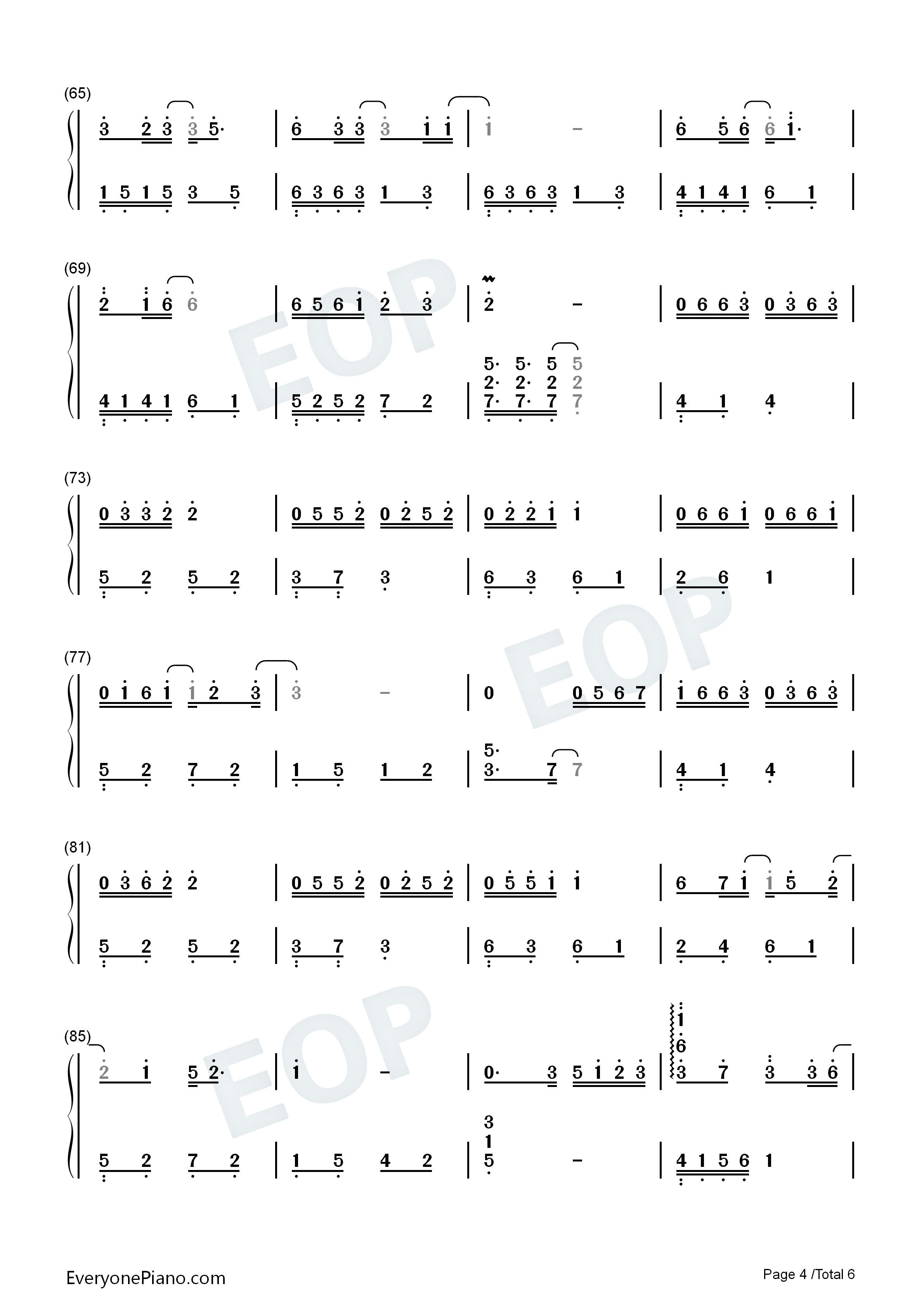 繁华唱遍钢琴简谱_乐正绫演唱