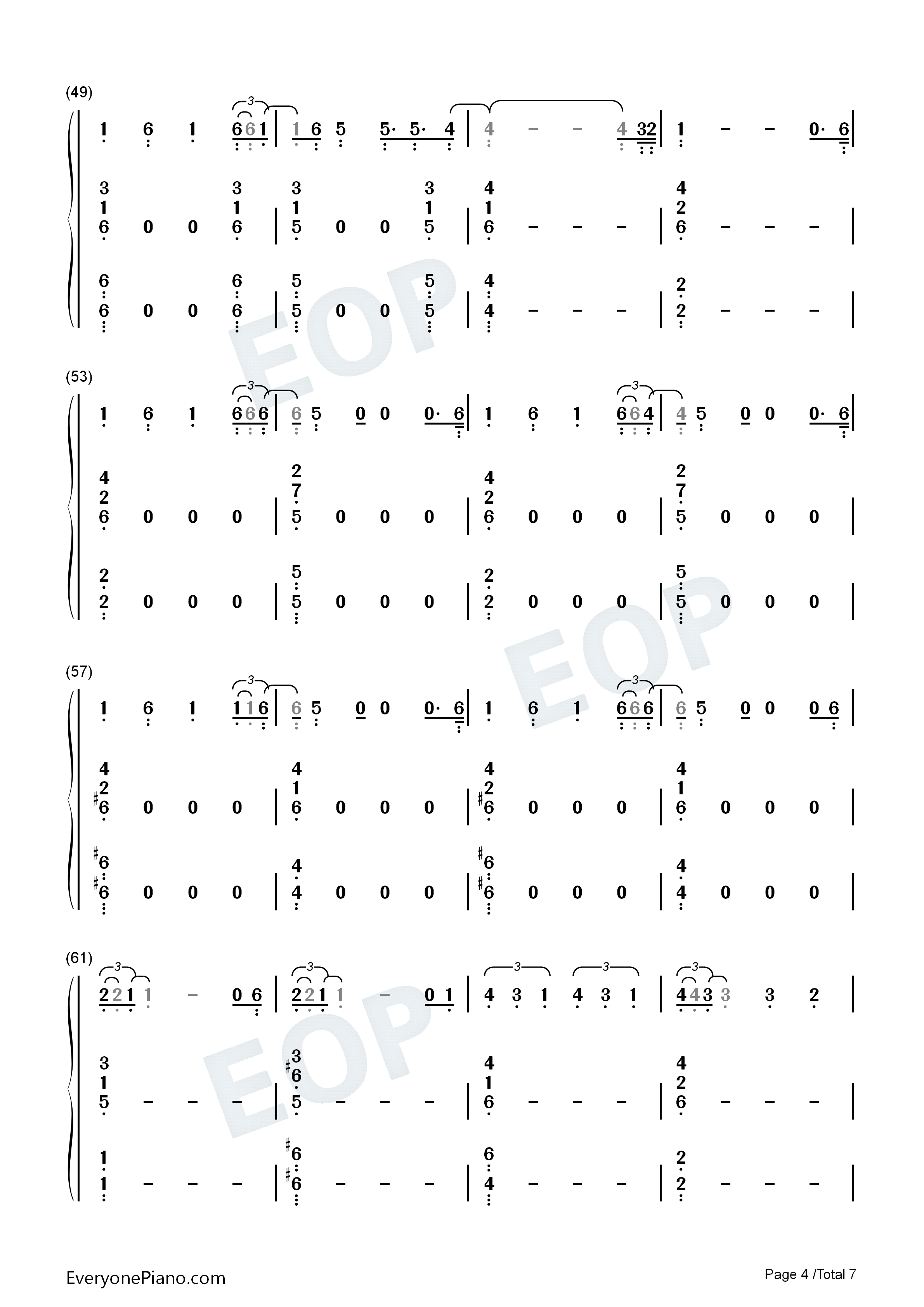 You_Will_Be_Back钢琴简谱_Jonathan_Groff演唱