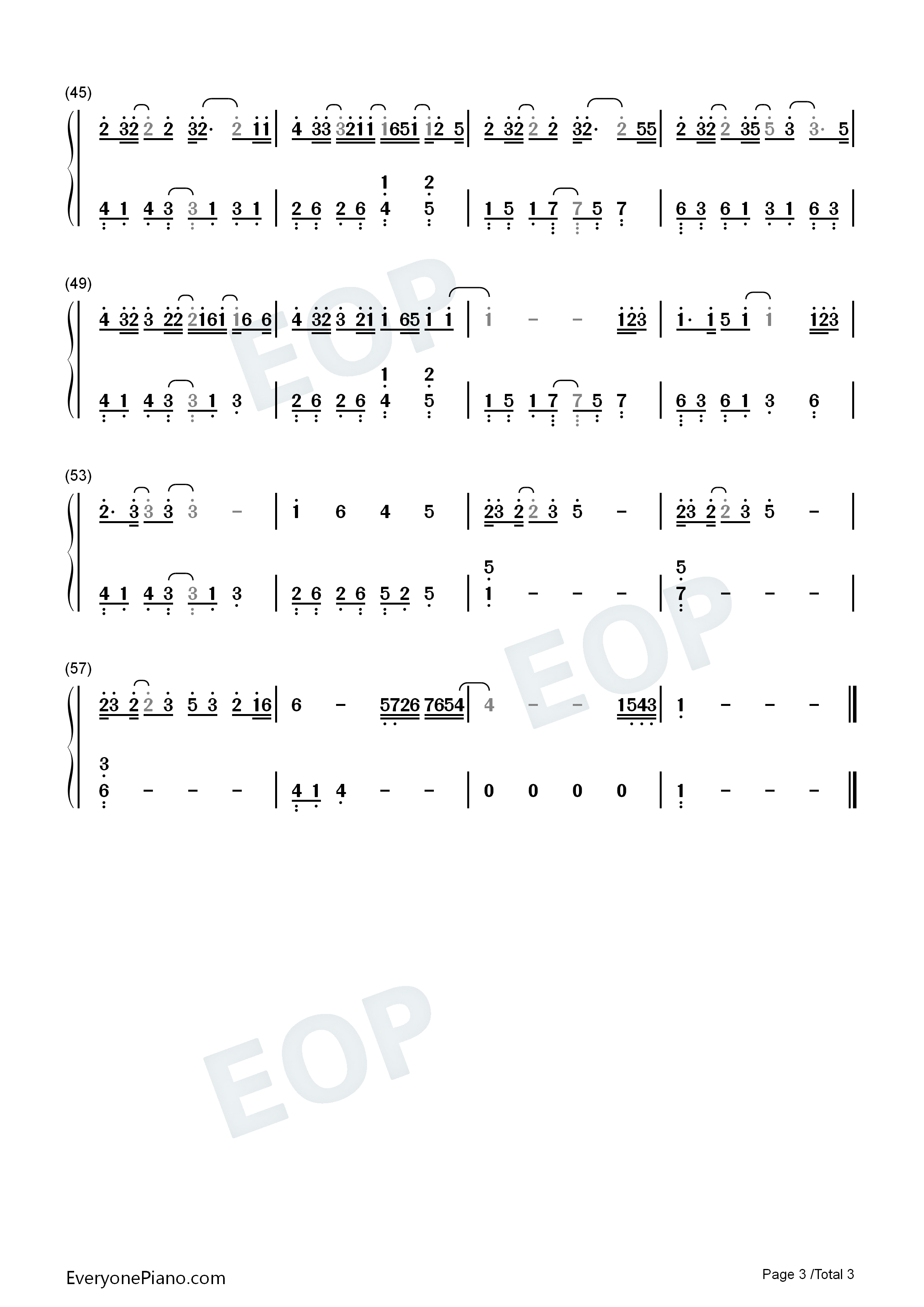 讽刺的情书钢琴简谱_田馥甄演唱