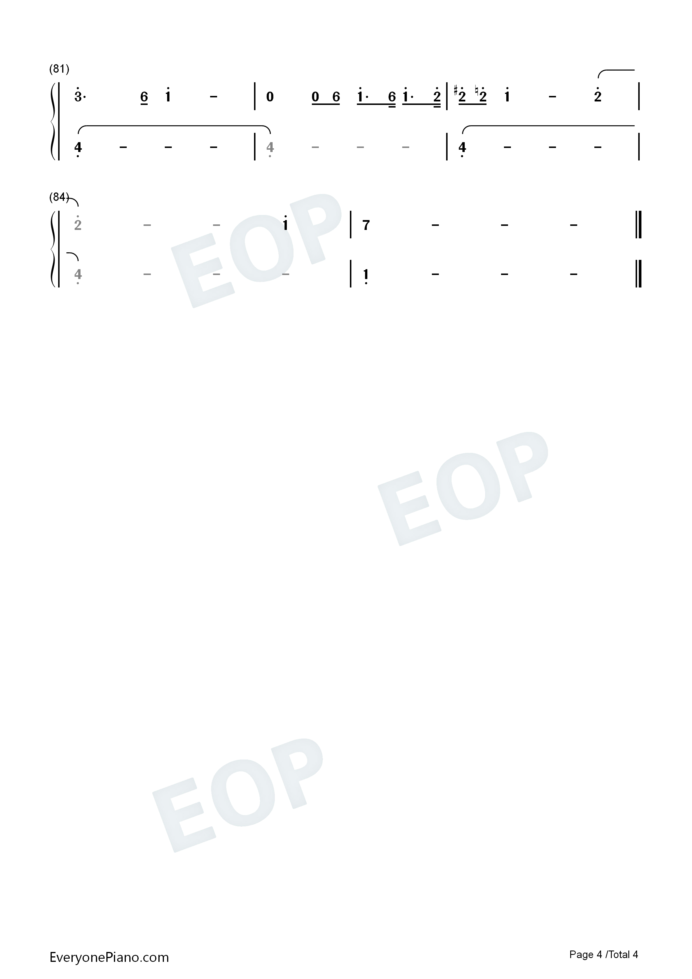 My_Future钢琴简谱_Billie_Eilish演唱