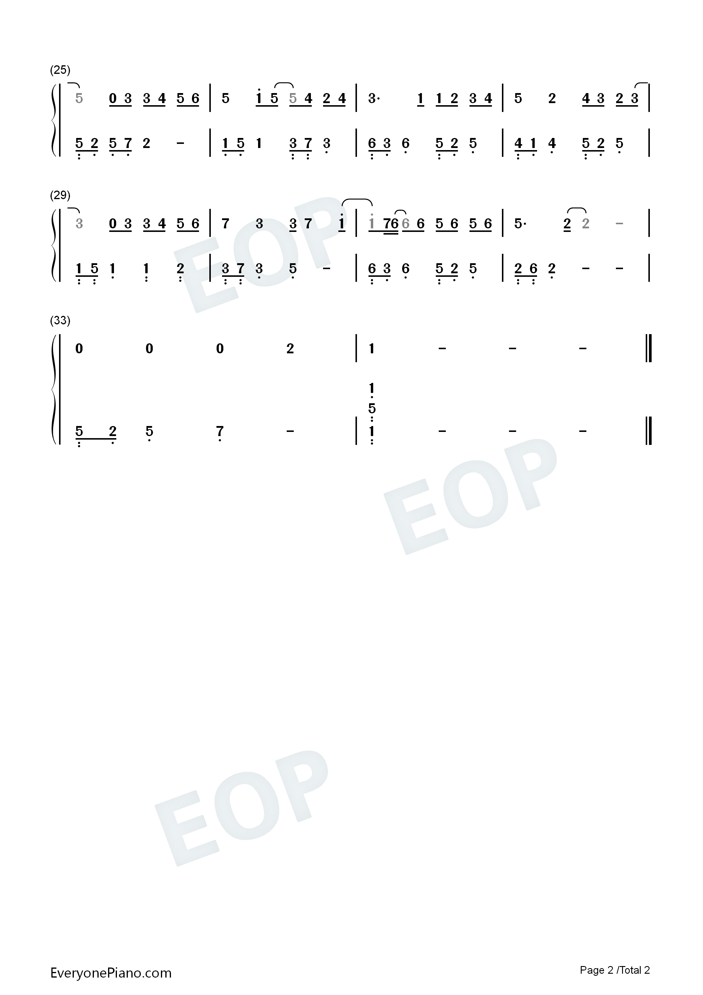 成全钢琴简谱_刘若英演唱