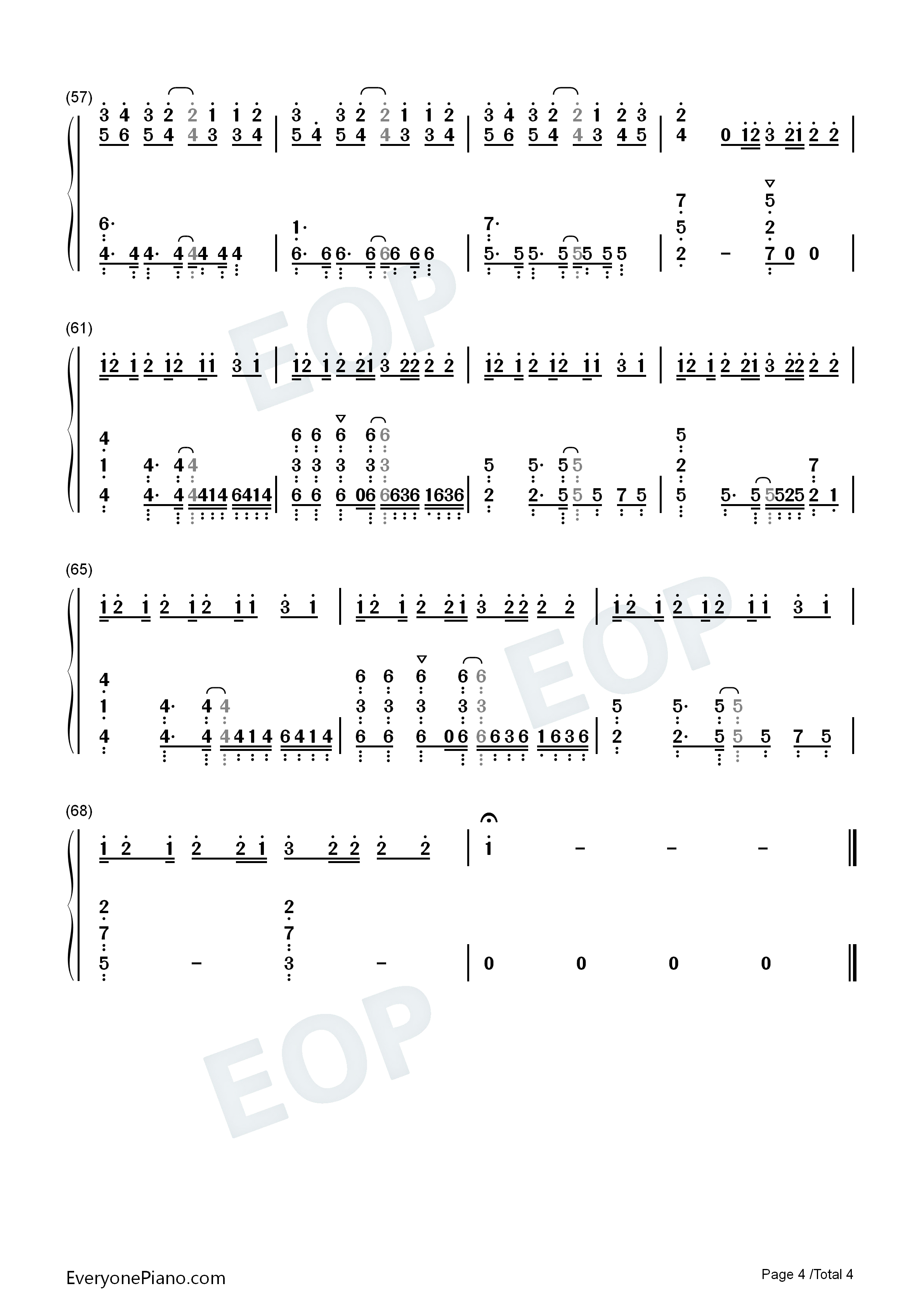 OK_Not_To_Be_OK钢琴简谱_Marshmello_Demi_Lovato演唱