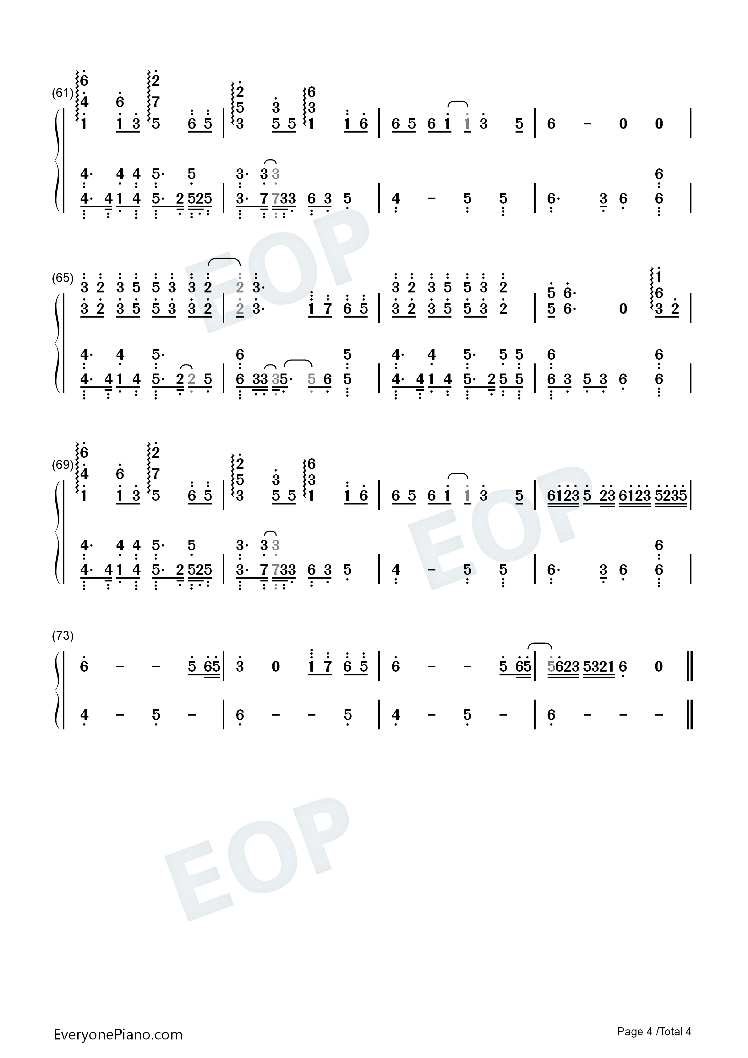 游山恋钢琴简谱_海伦演唱