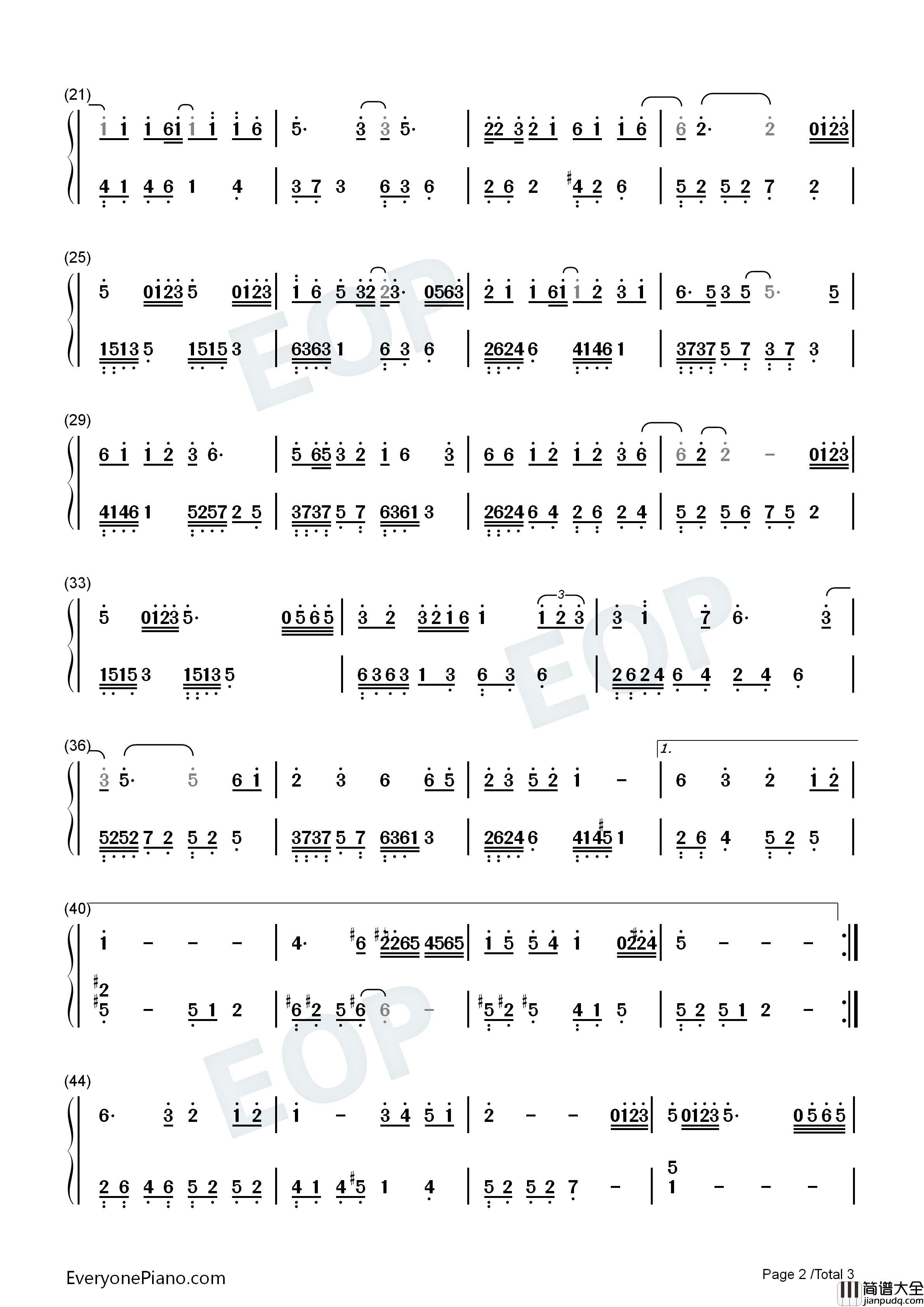 数红钢琴简谱_银临演唱