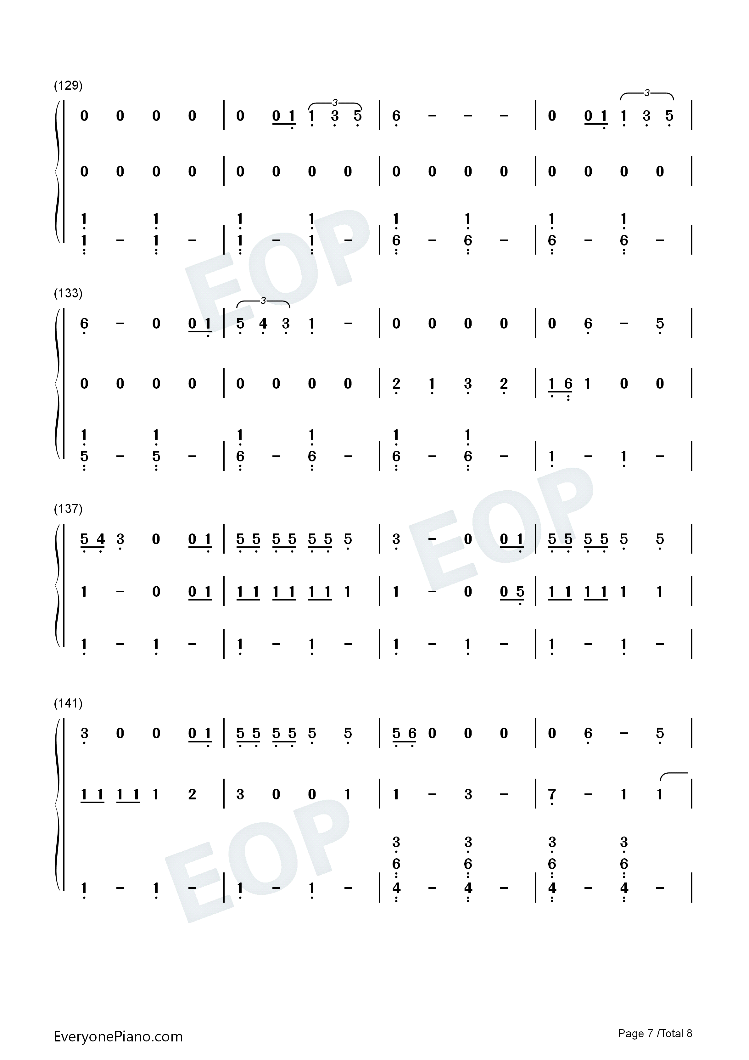 Exile钢琴简谱_Taylor_Swift_Bon_Iver演唱