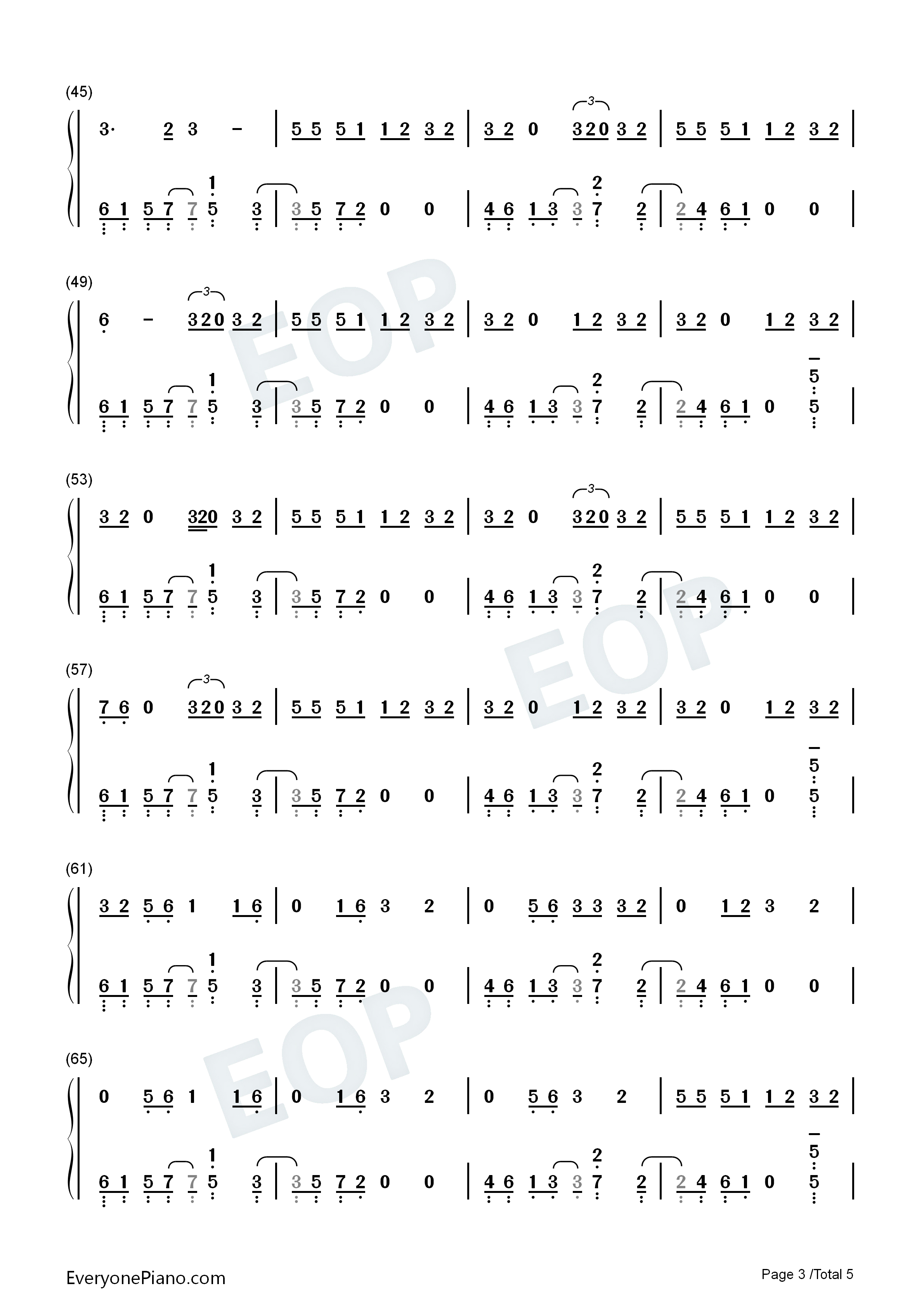 Positions钢琴简谱_Ariana_Grande演唱