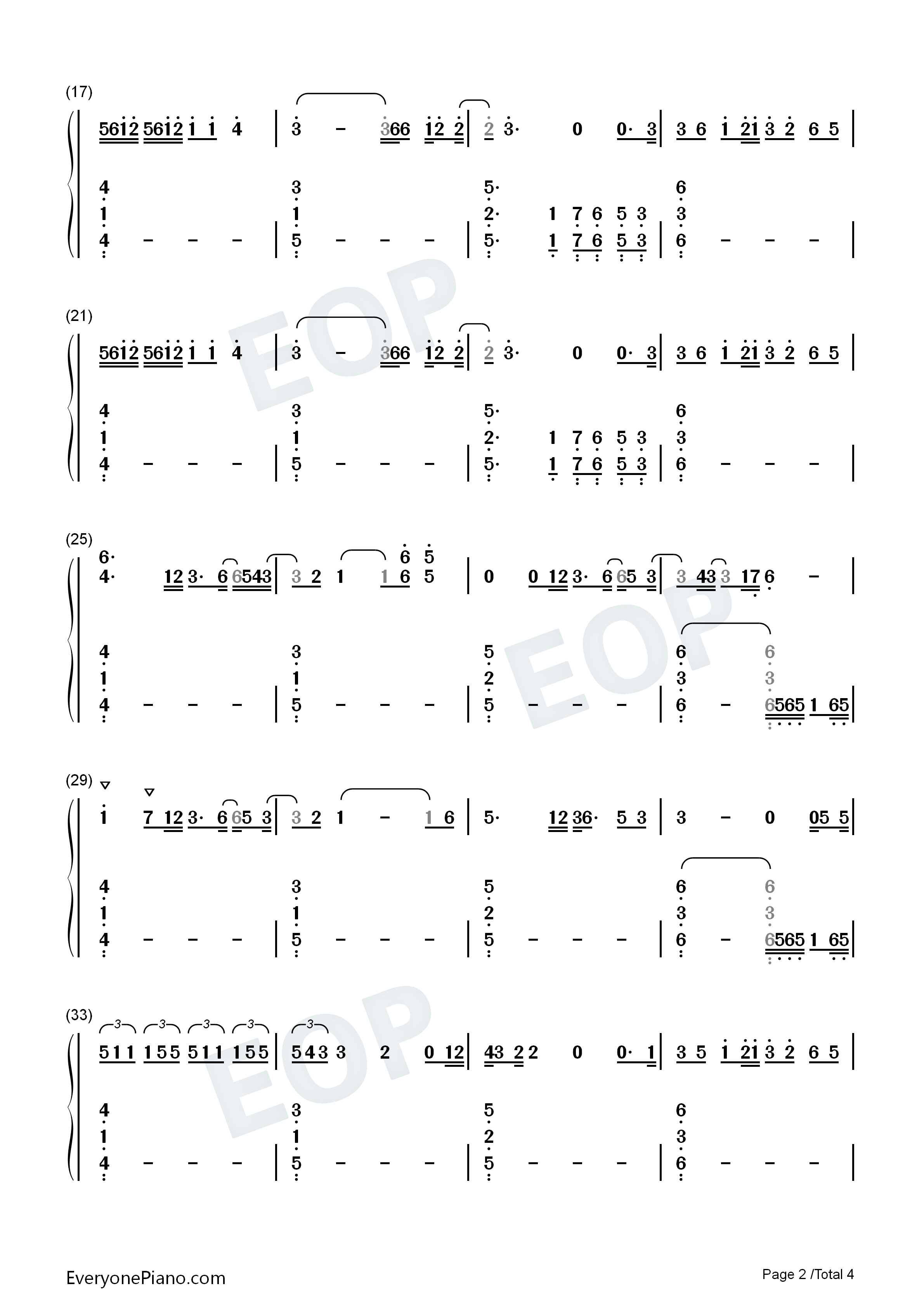 Still_Have_Me钢琴简谱_Demi_Lovato演唱