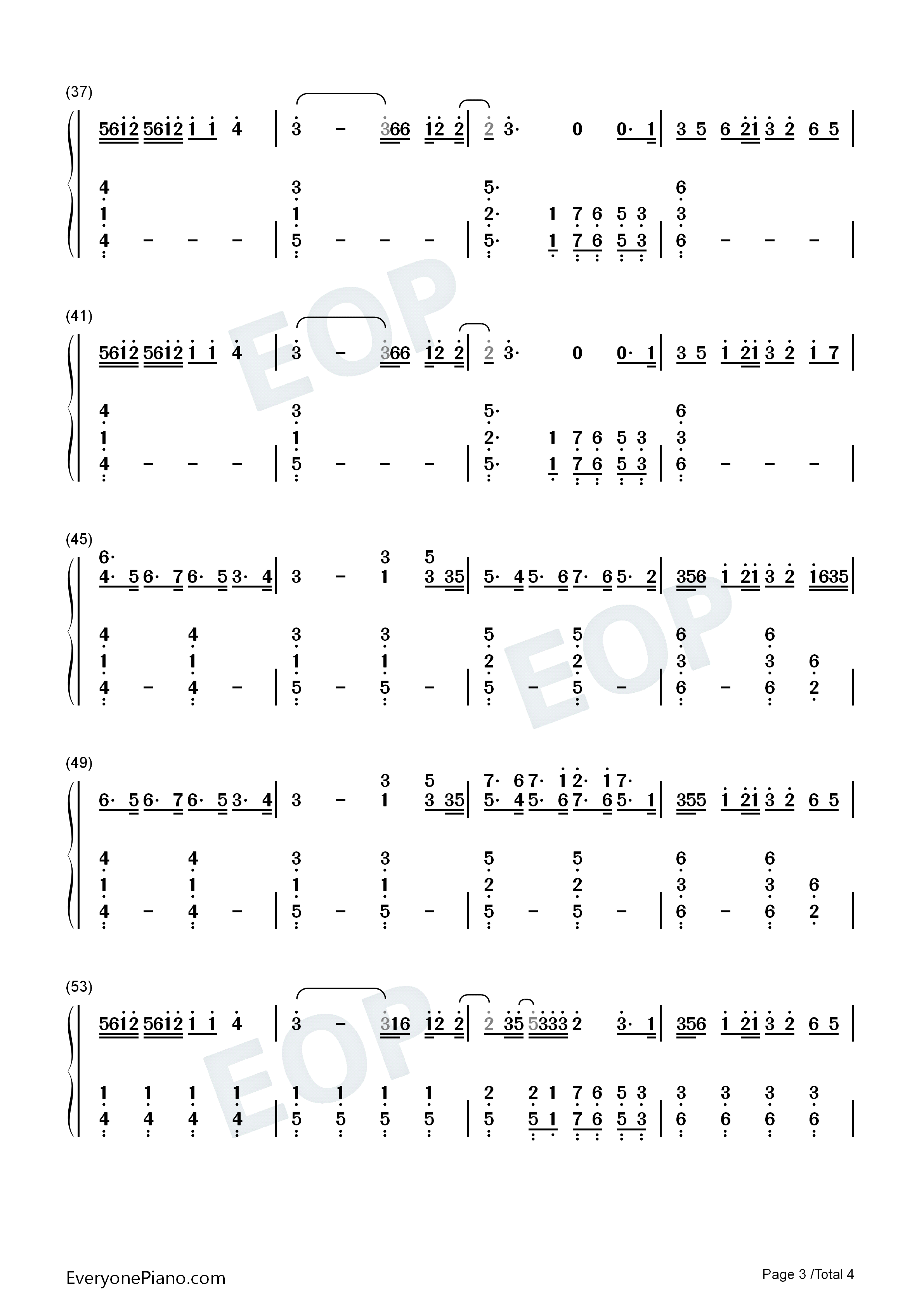 Still_Have_Me钢琴简谱_Demi_Lovato演唱