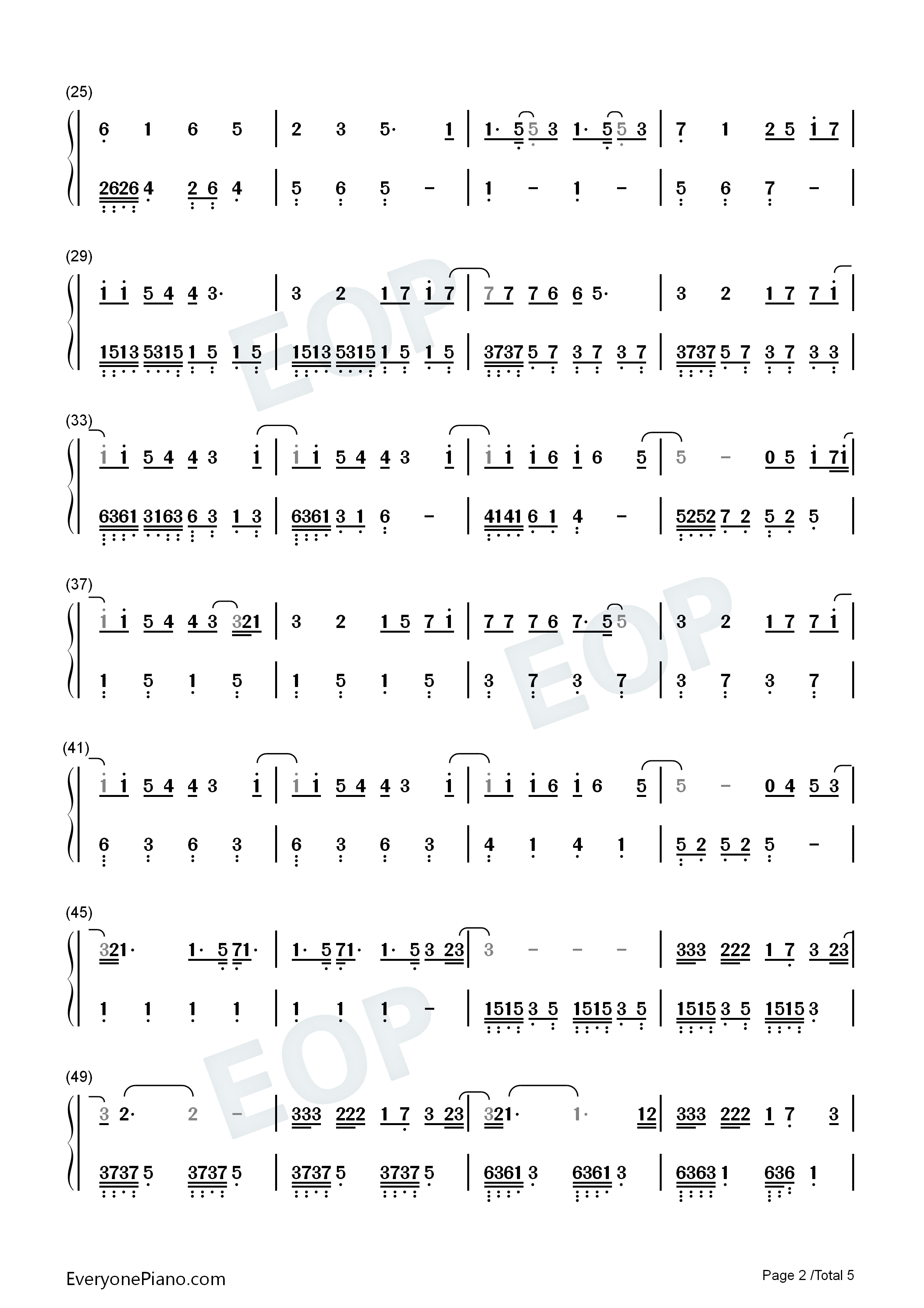 最好是钢琴简谱_林俊杰演唱