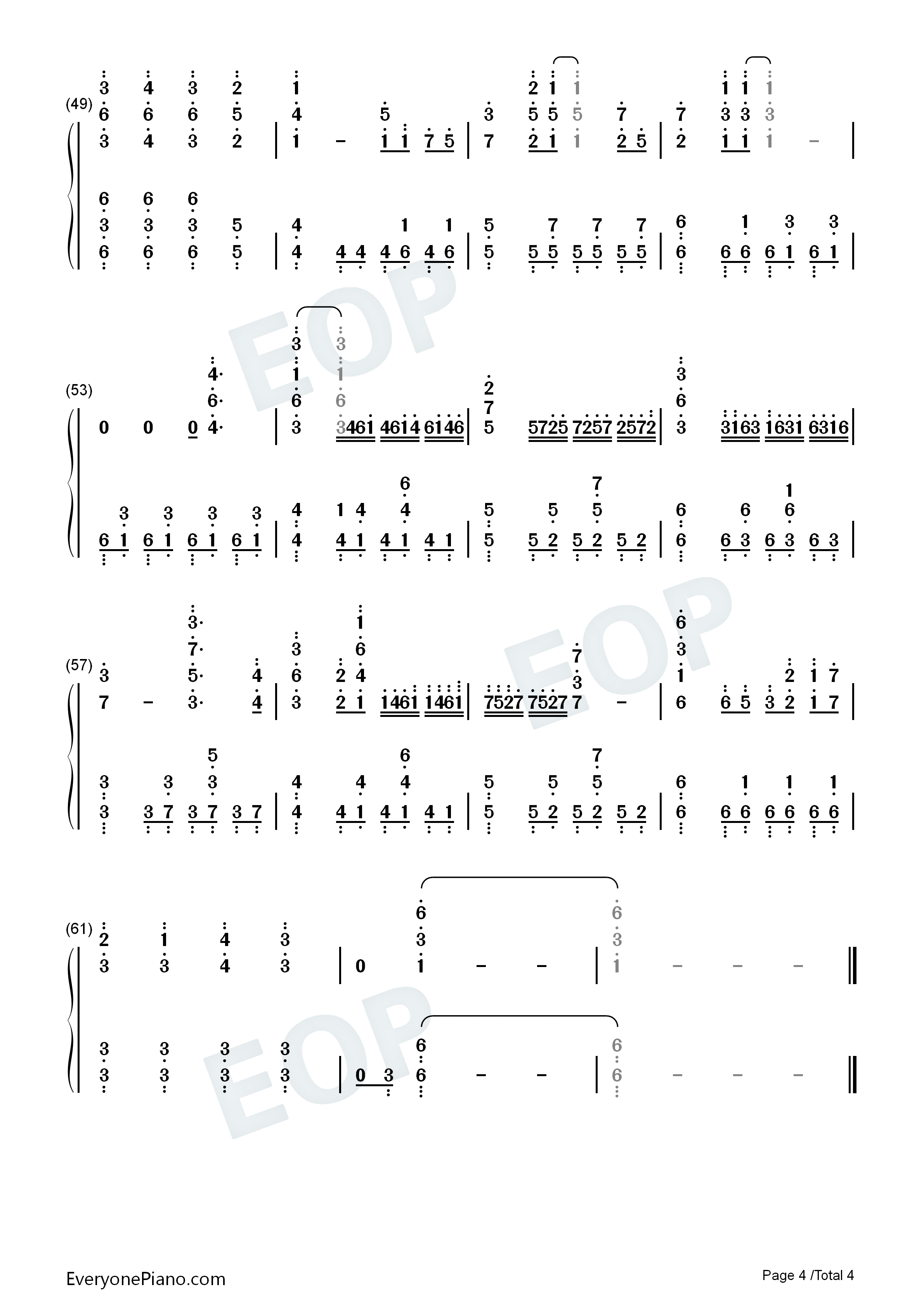 Nameless_Story钢琴简谱_岸田教团&THE明星Rockets演唱