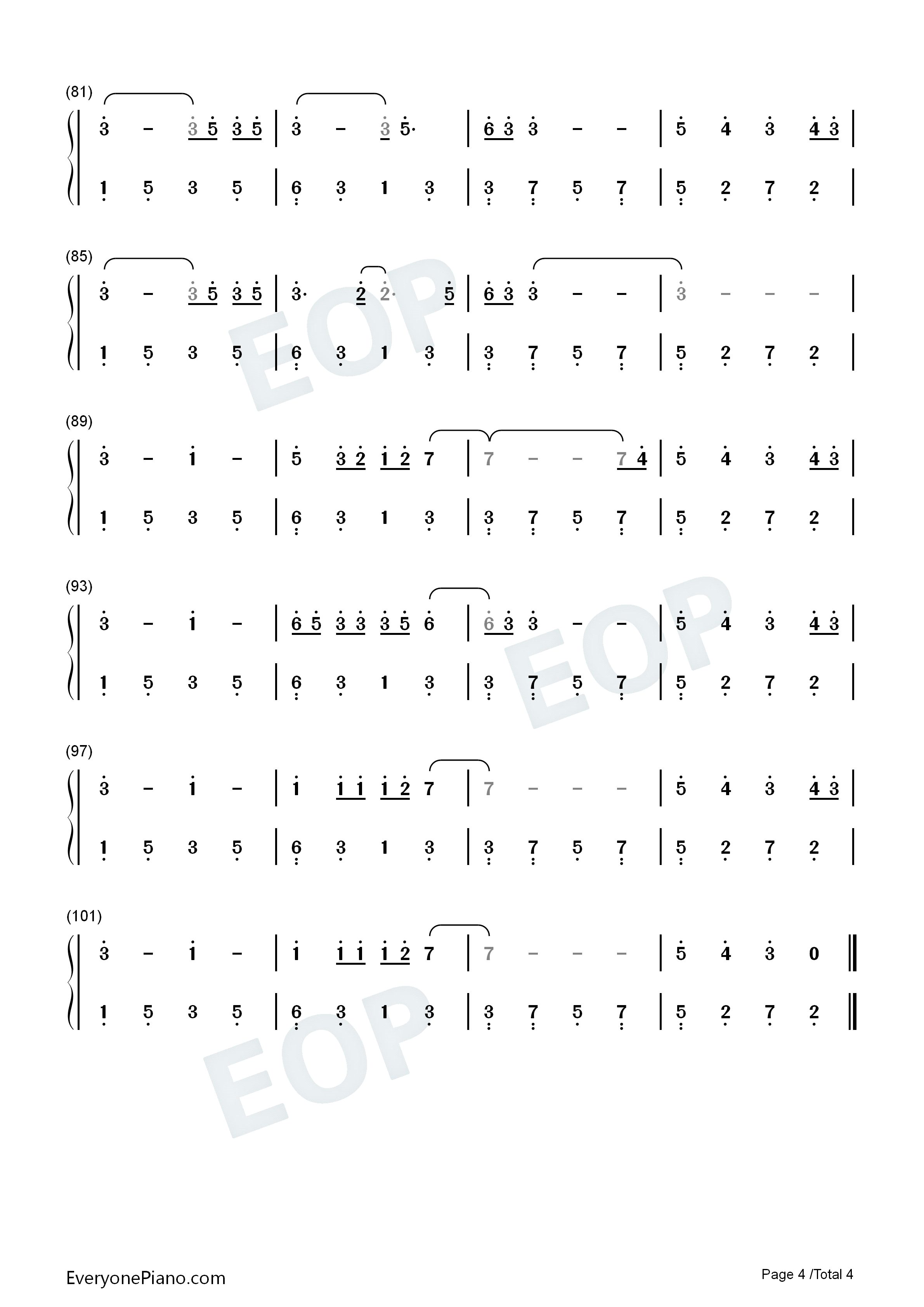 Save_Your_Tears钢琴简谱_The_Weeknd演唱