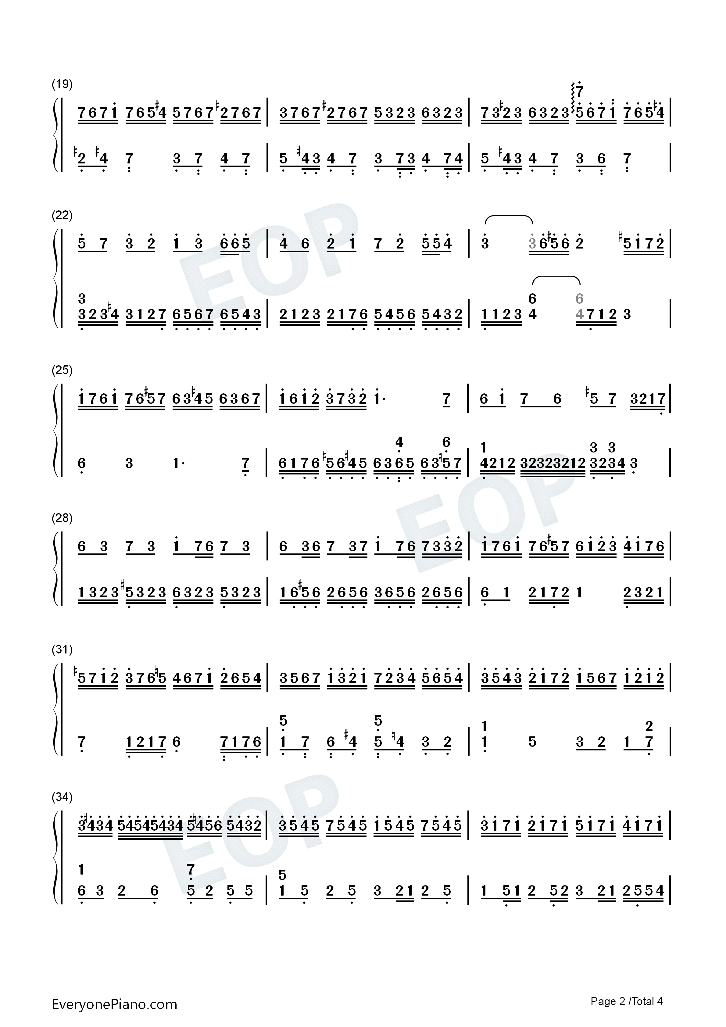 巴赫の赋格作品第578首钢琴简谱_巴赫演唱