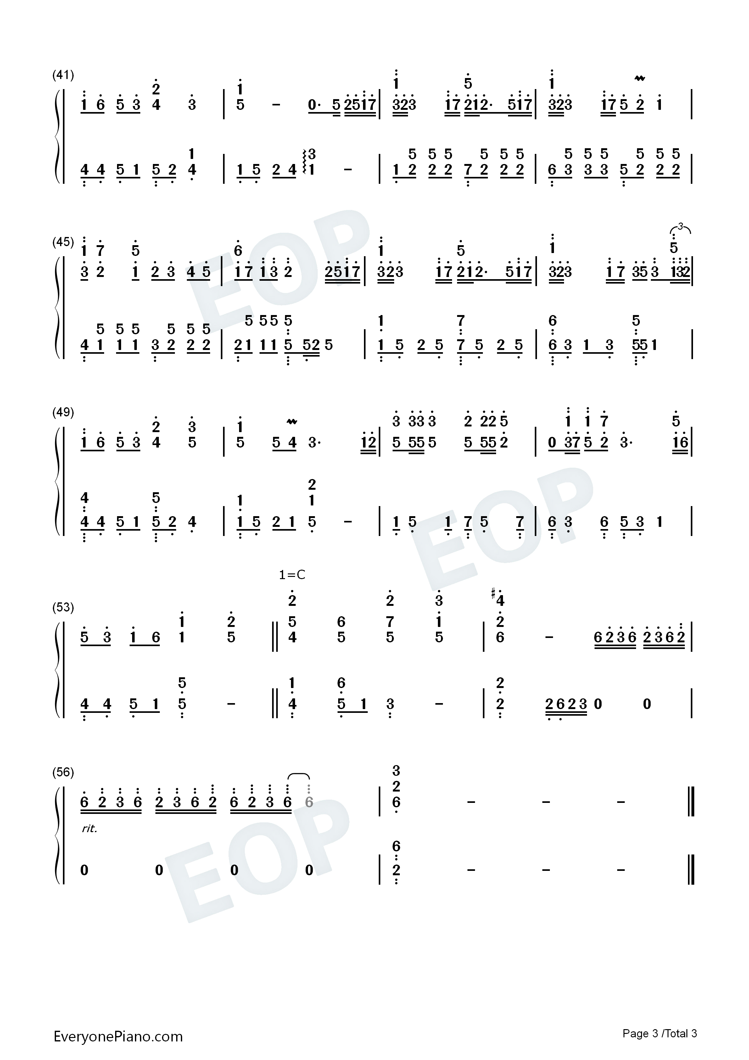 陪着我的他钢琴简谱_石进演唱