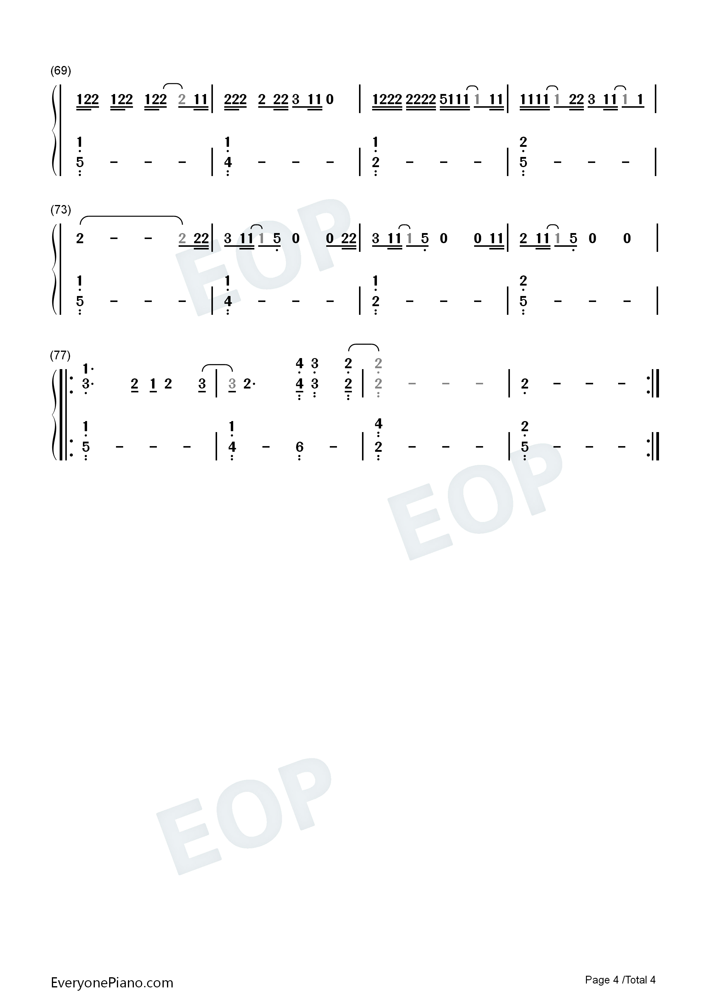 August钢琴简谱_Taylor_Swift演唱