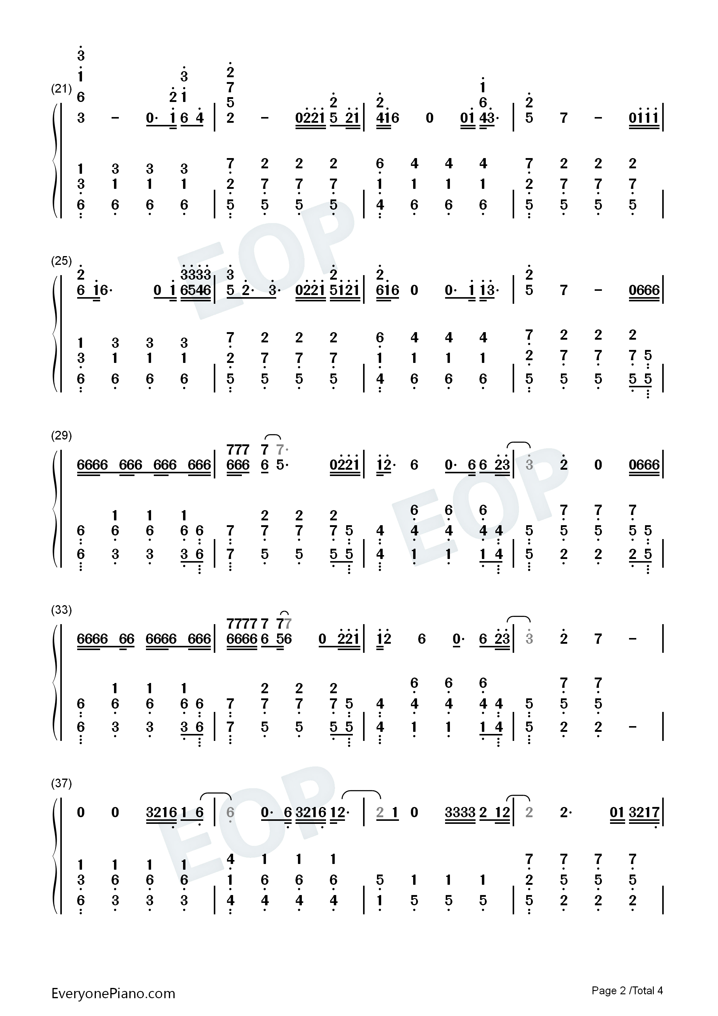 California钢琴简谱_Lana_Del_Rey演唱