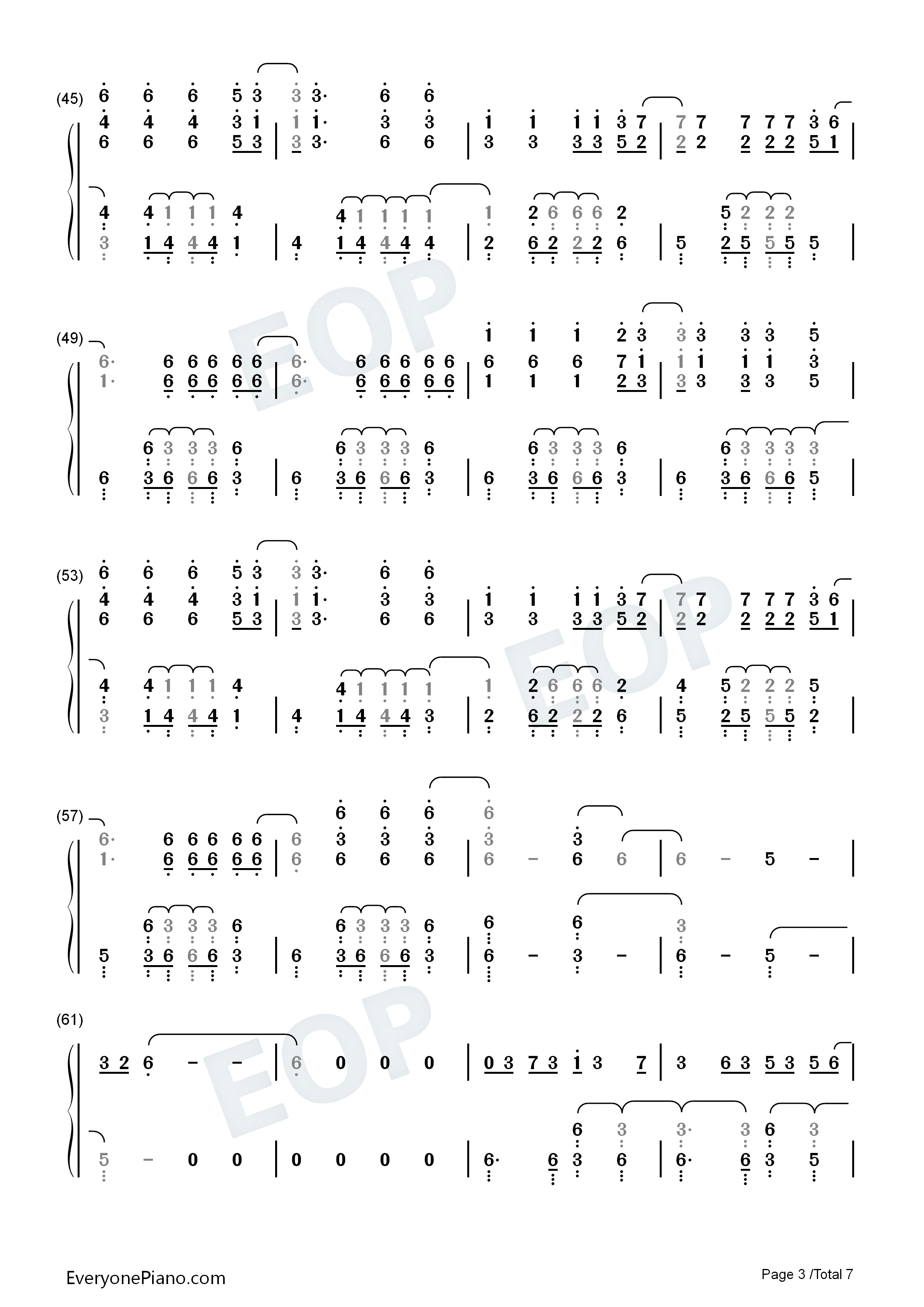 La_Di_Da钢琴简谱_Everglow演唱