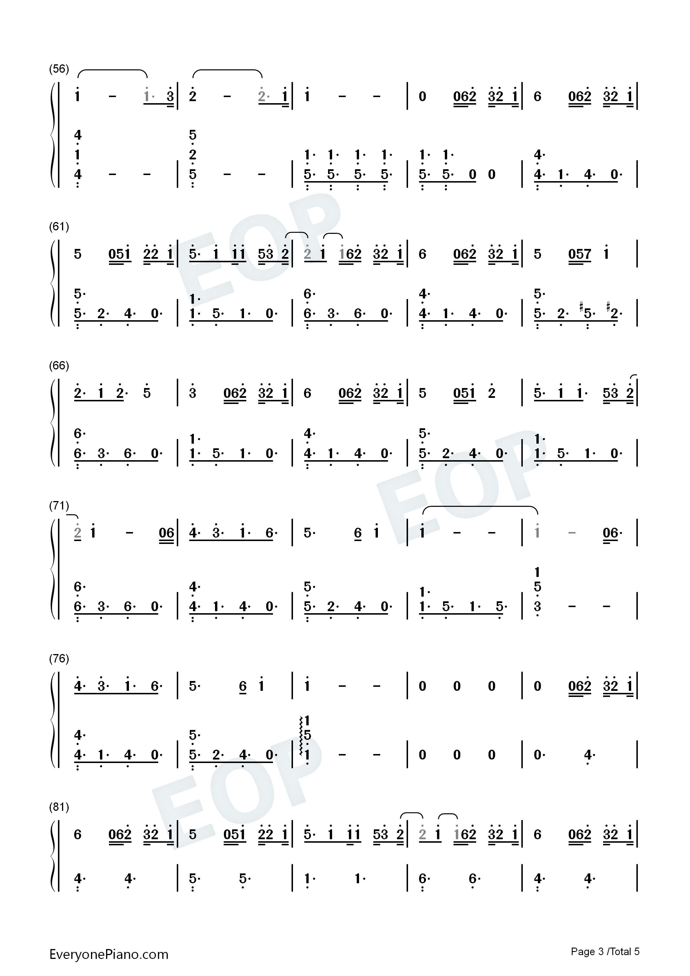 冬日钢琴简谱_鞠婧祎_SNH48演唱