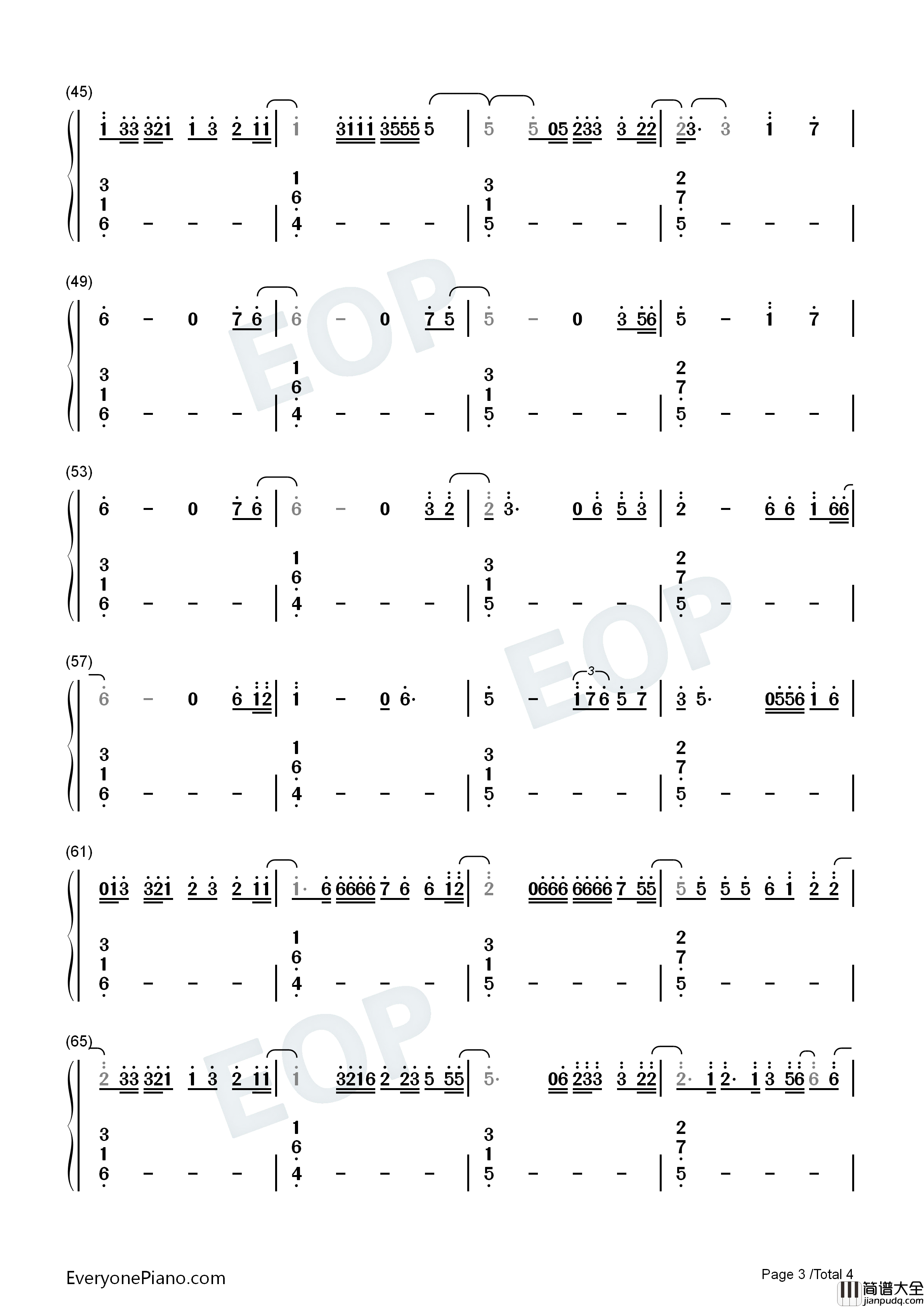 Love_Not_War_The_Tampa_Beat钢琴简谱_Jason_Derulo_Nuka演唱