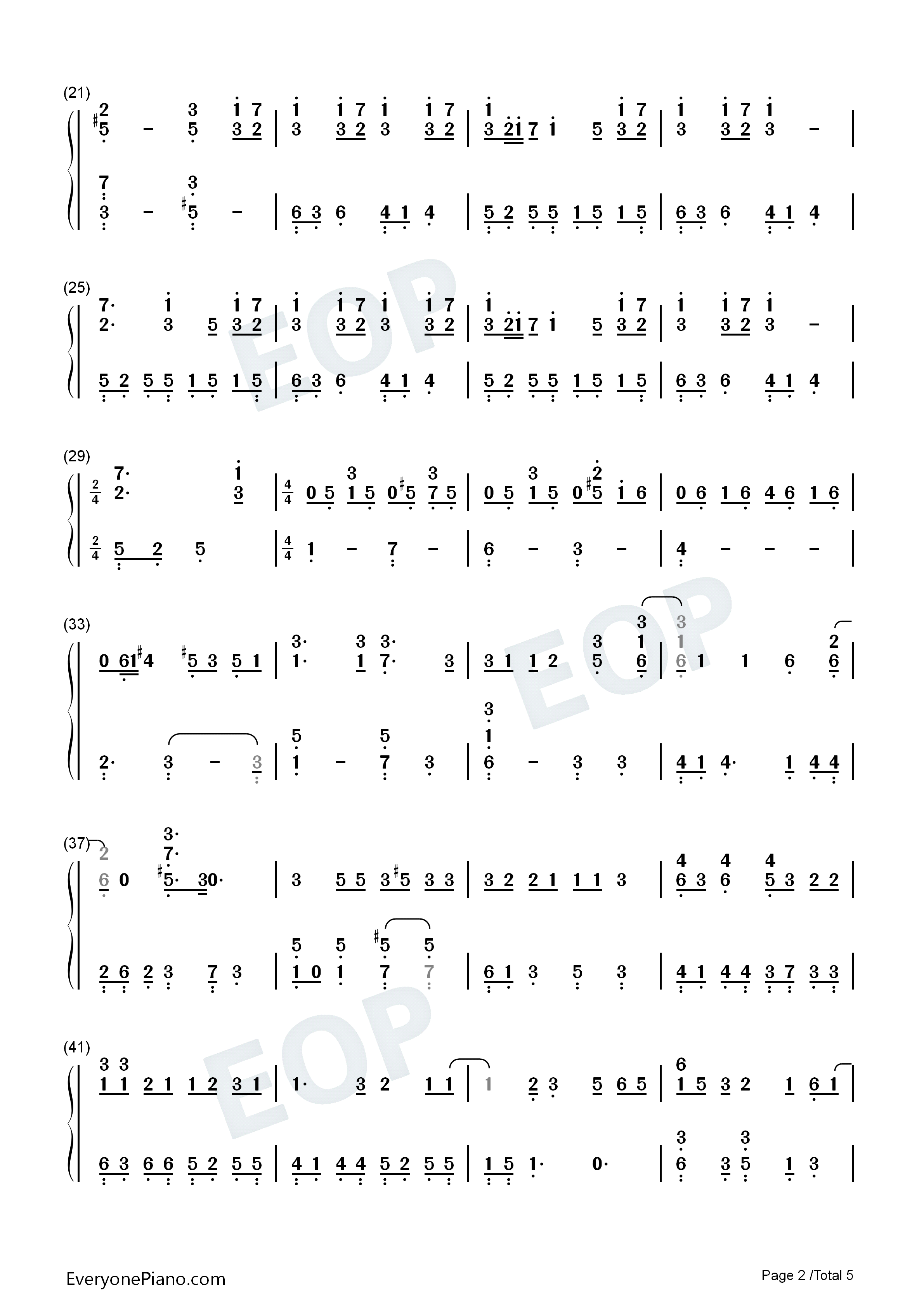 バイ・マイ・サイ钢琴简谱_Radwimps演唱