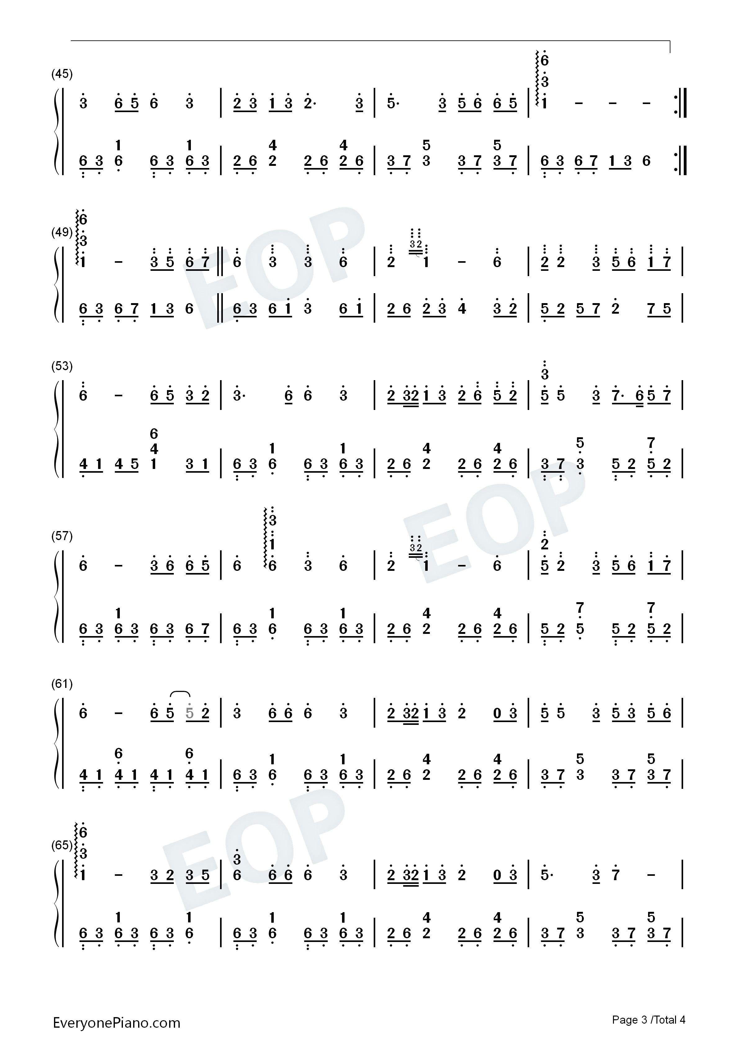 酒醉的雨滴钢琴简谱_蒋婴演唱