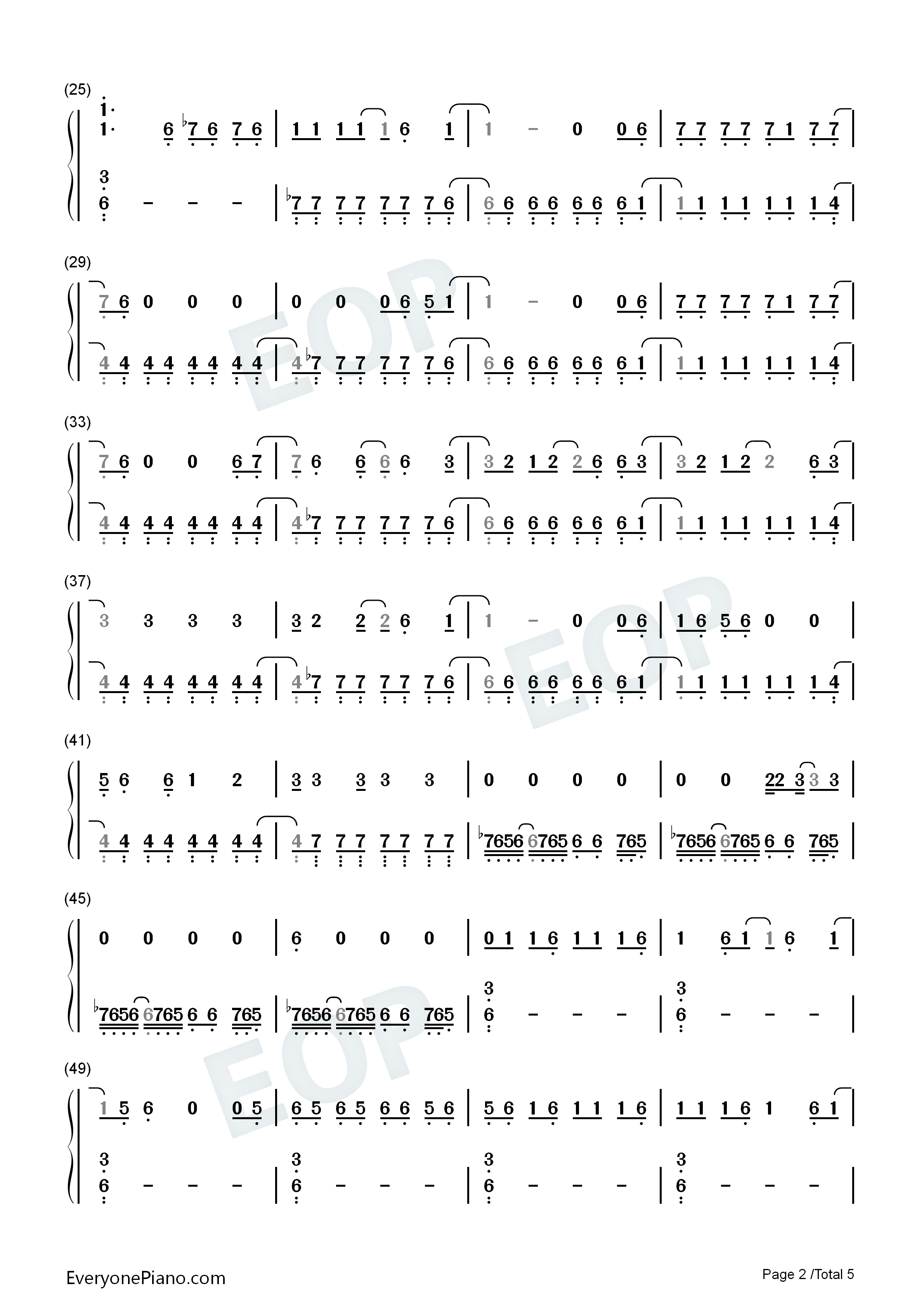 Obey钢琴简谱_Bring_Me_the_Horizon_Yungblud演唱