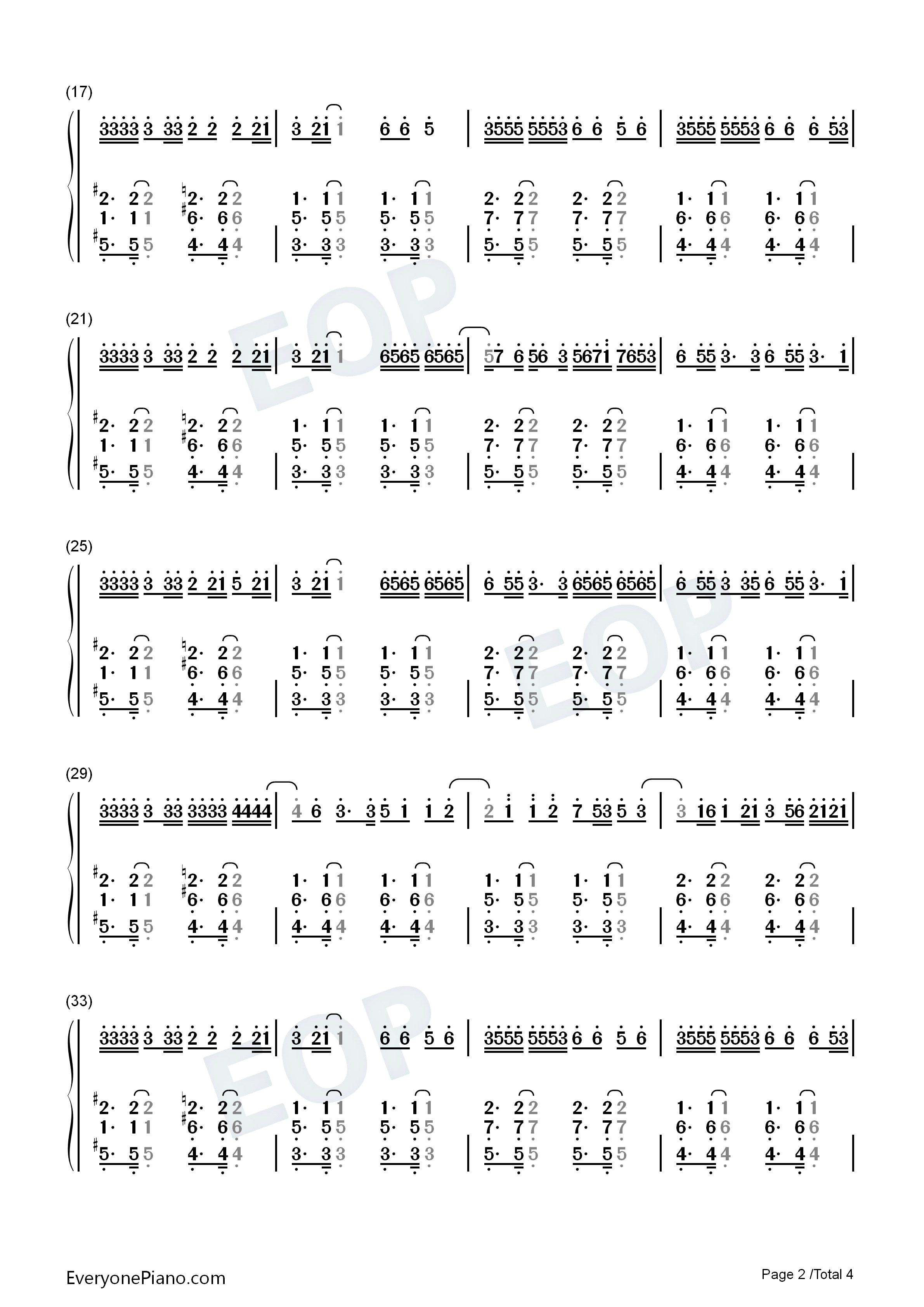 Oh_Santa钢琴简谱_Mariah_Carey_Ariana_Grande_Jennifer_Hudson演唱